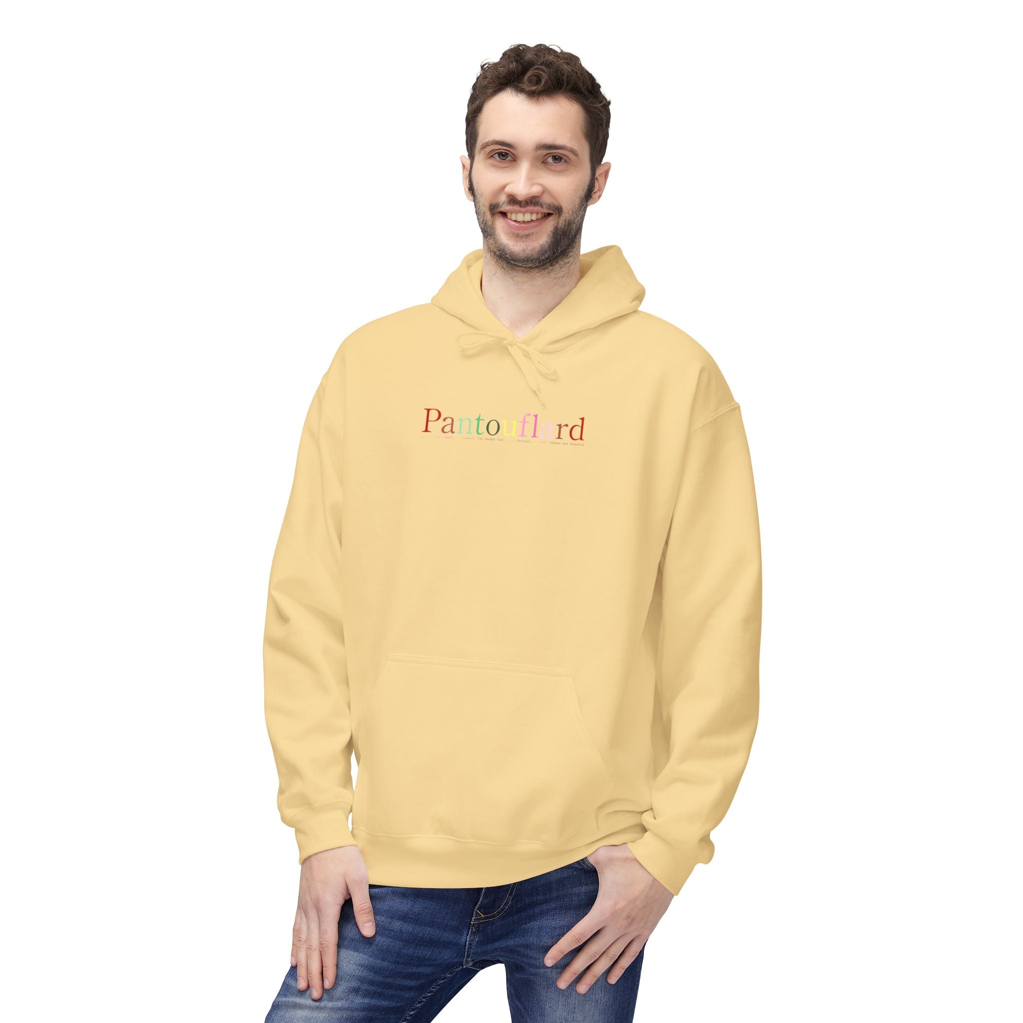 Old Money Aesthetic Premium Hoodie - Pantouflard Logo (Gildan Hammer Heavyweight Fleece)