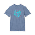 Adidas Unisex Black Mint Heart Recycled Polyester T-Shirt