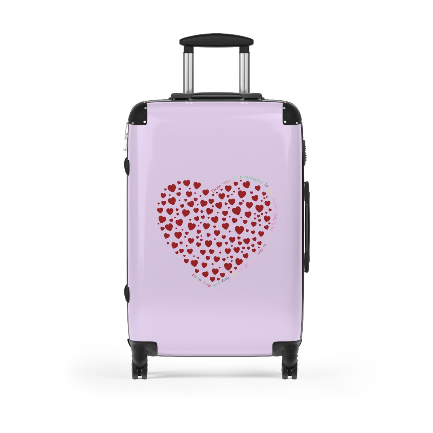 Travel carrier, Travel Suitcases Red Heart Design