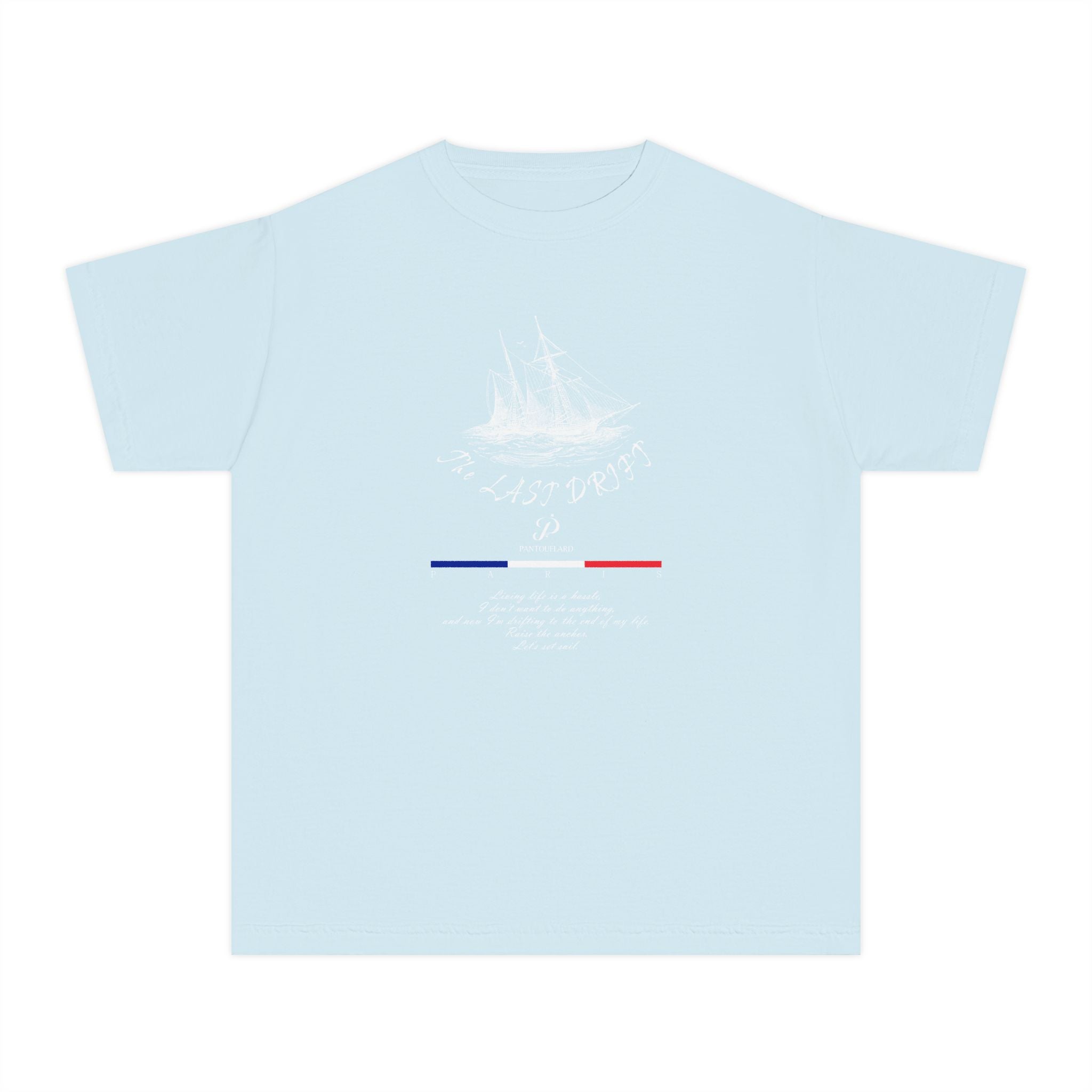 Old Money Nautical Heritage Tee - The Last Drift II (Comfort Colors Garment-Dyed Shirt)