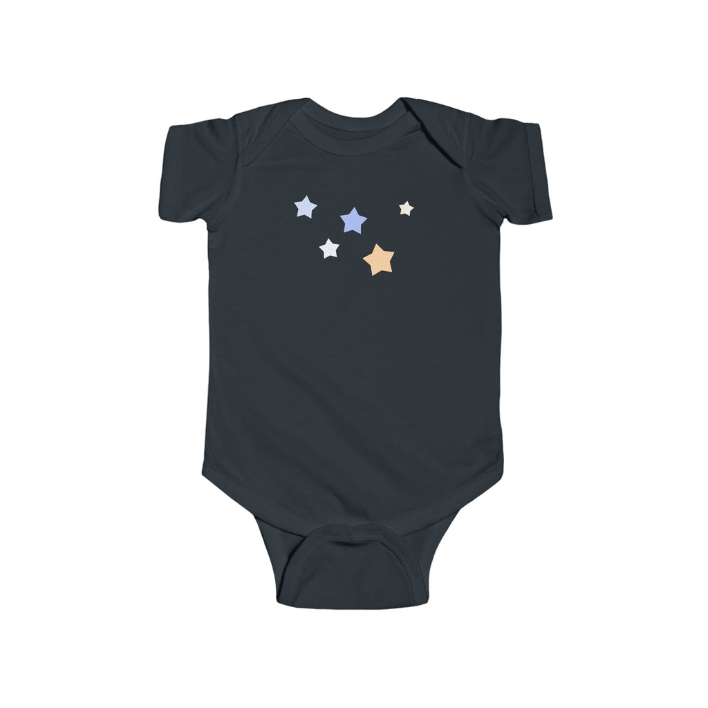 Infant Cassiopeia Star Print Cotton Bodysuit