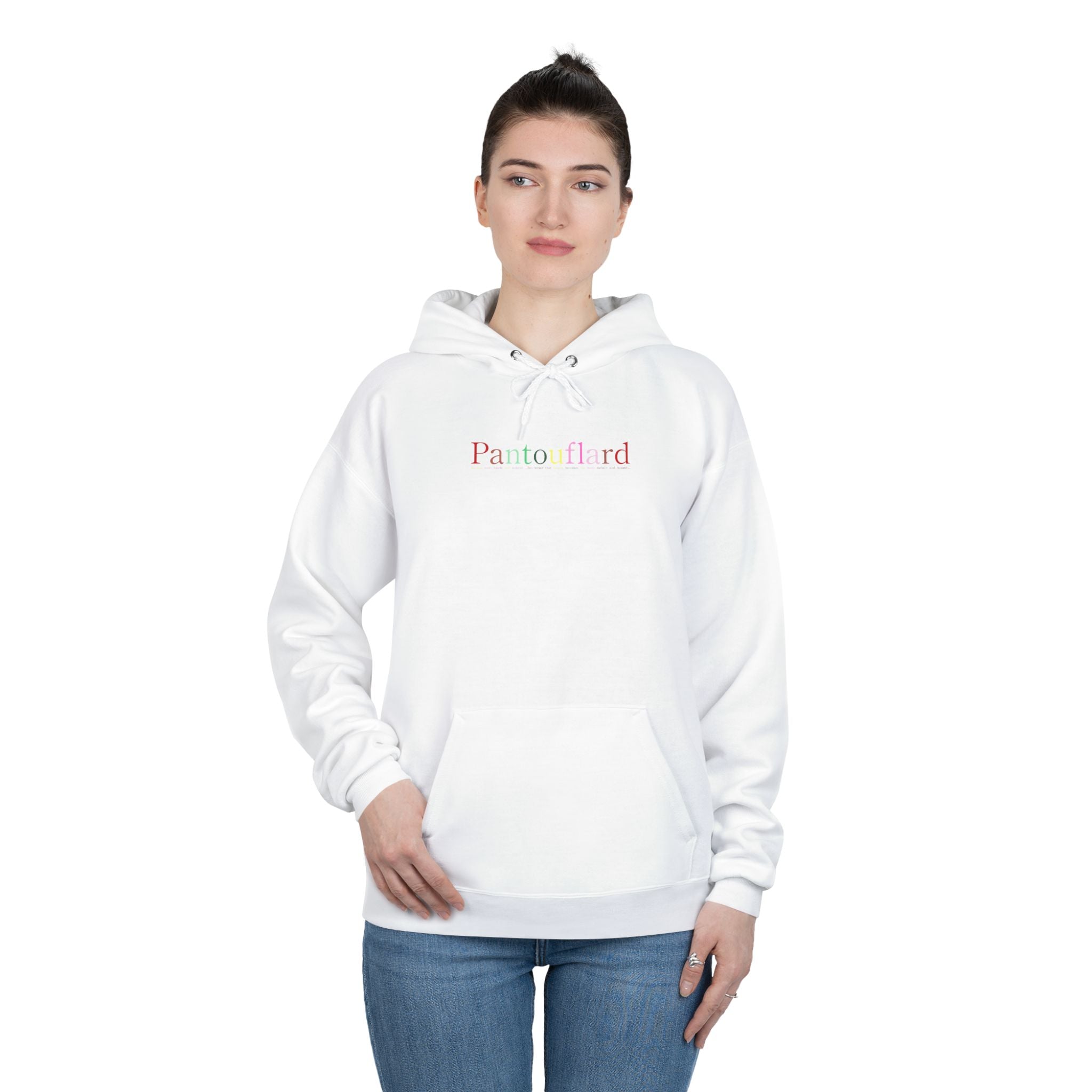Pantouflard Graphic Eco-Fleece Hoodie | Sustainable Cotton Blend Pullover