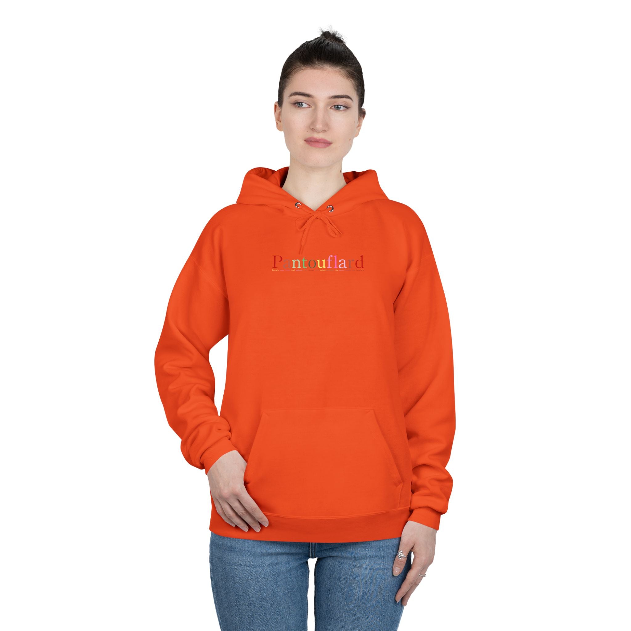Pantouflard Graphic Eco-Fleece Hoodie | Sustainable Cotton Blend Pullover