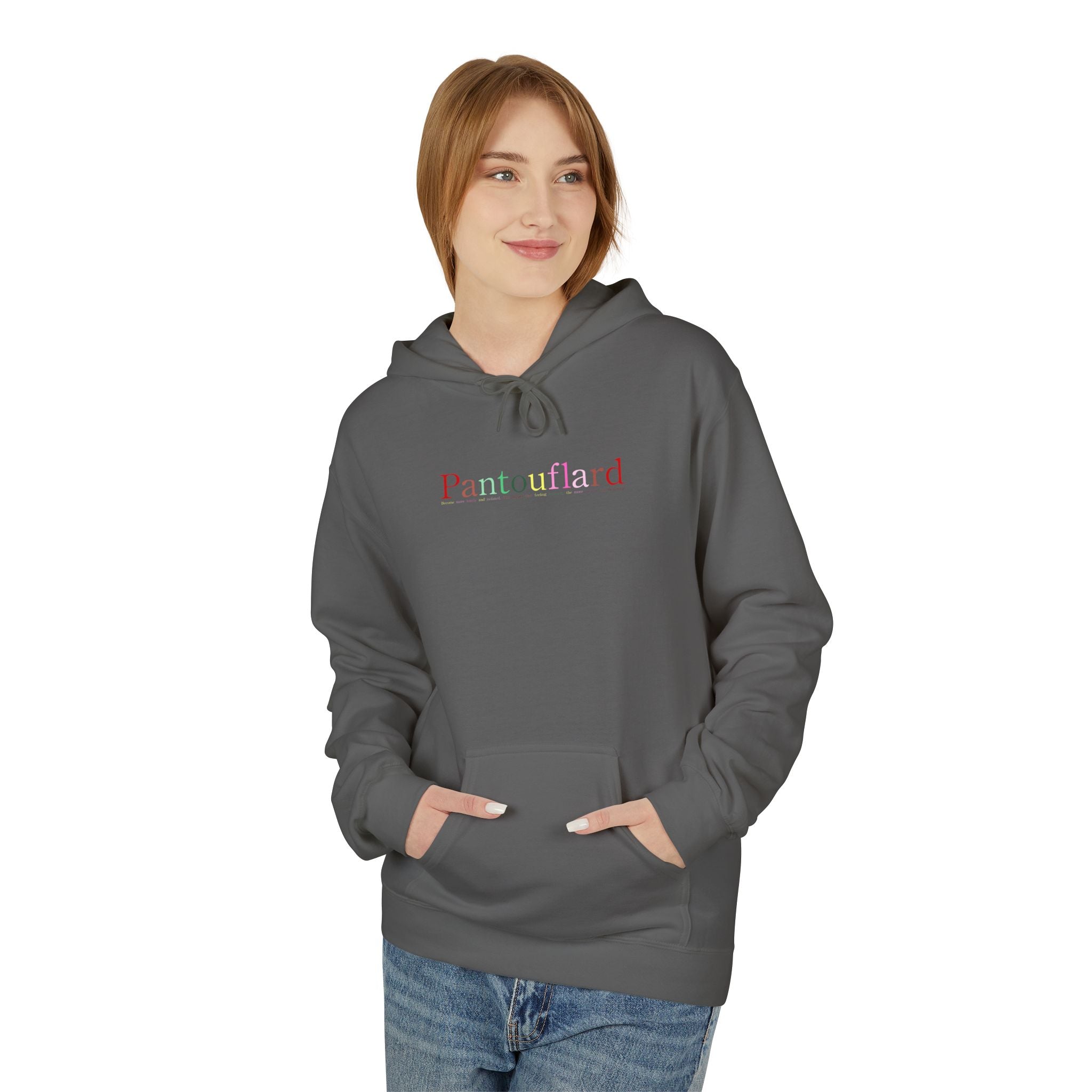 Old Money Aesthetic Premium Hoodie - Pantouflard Logo (Gildan Hammer Heavyweight Fleece)