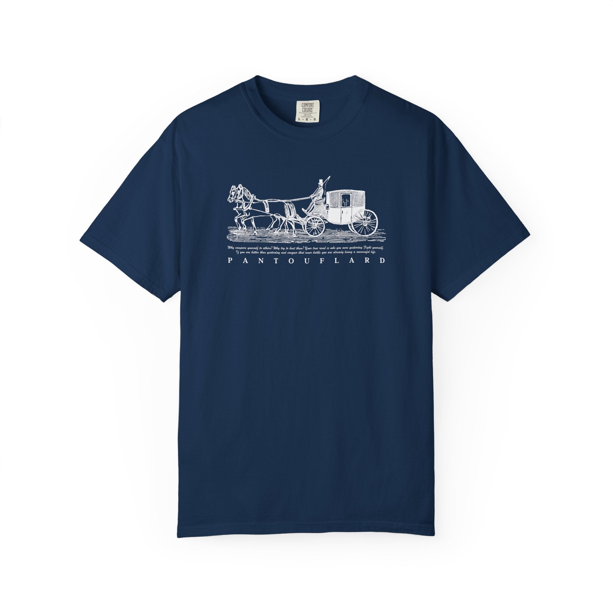 Unisex Burnt Orange Hanes Vintage Carriage Graphic 100% Cotton T-Shirt