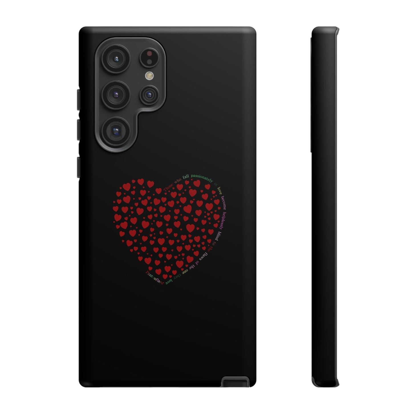 Fundas de corazón rojo para teléfonos iPhone, Galaxy, Google Pixel (54 tipos)