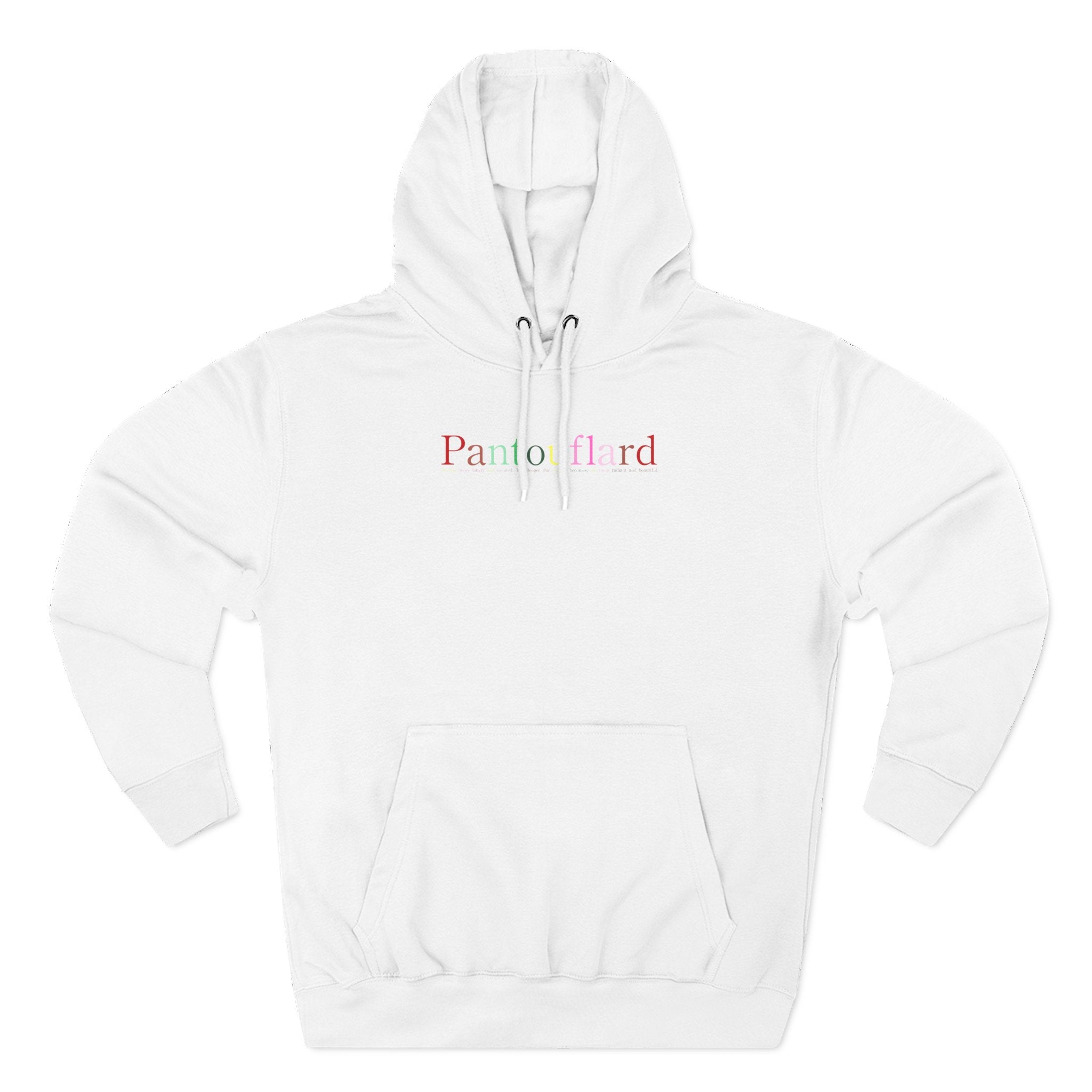 Old Money Aesthetic Premium Hoodie - Pantouflard Colorful Logo (Lane Seven 3-End Fleece)