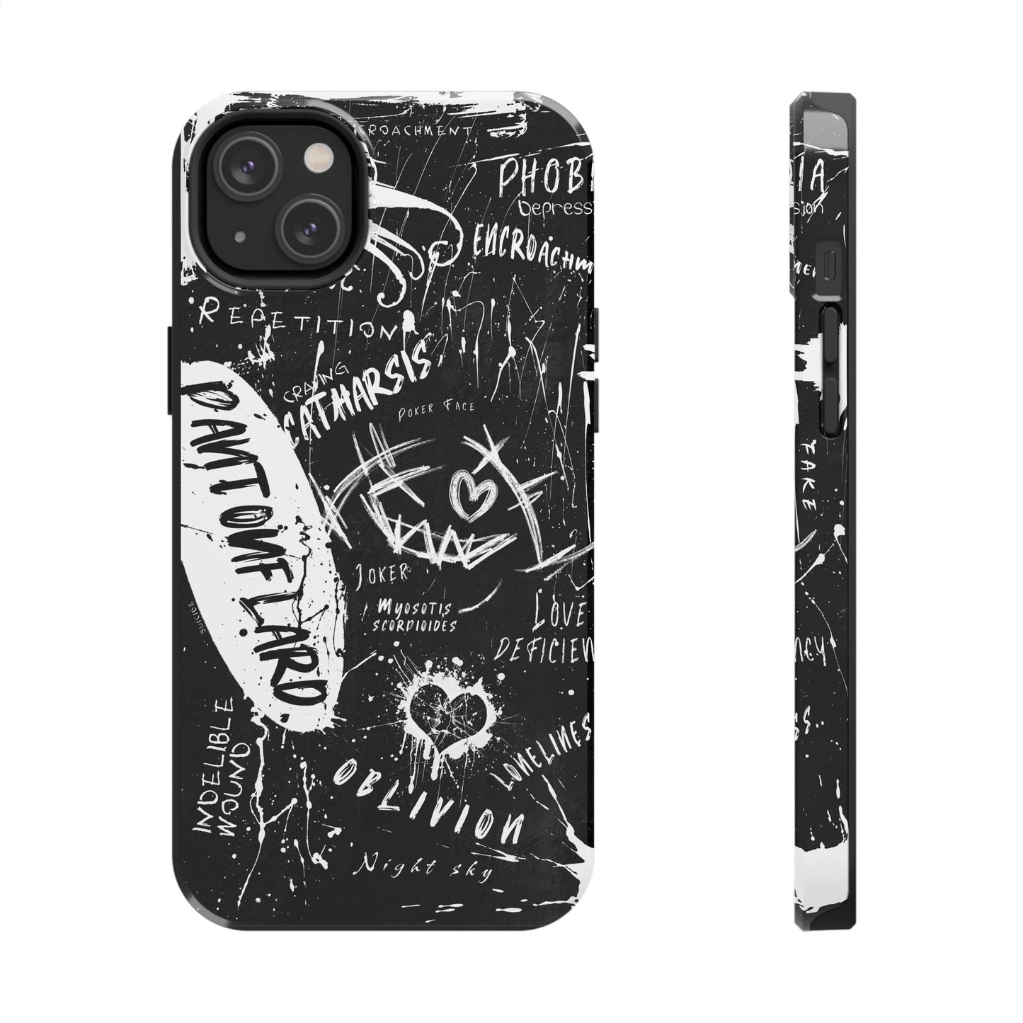 Edgy iPhone Cases for Tough Love - Perfect for Teens and Young Adults, Trendy Art, Unique Gift, Phone Accessories