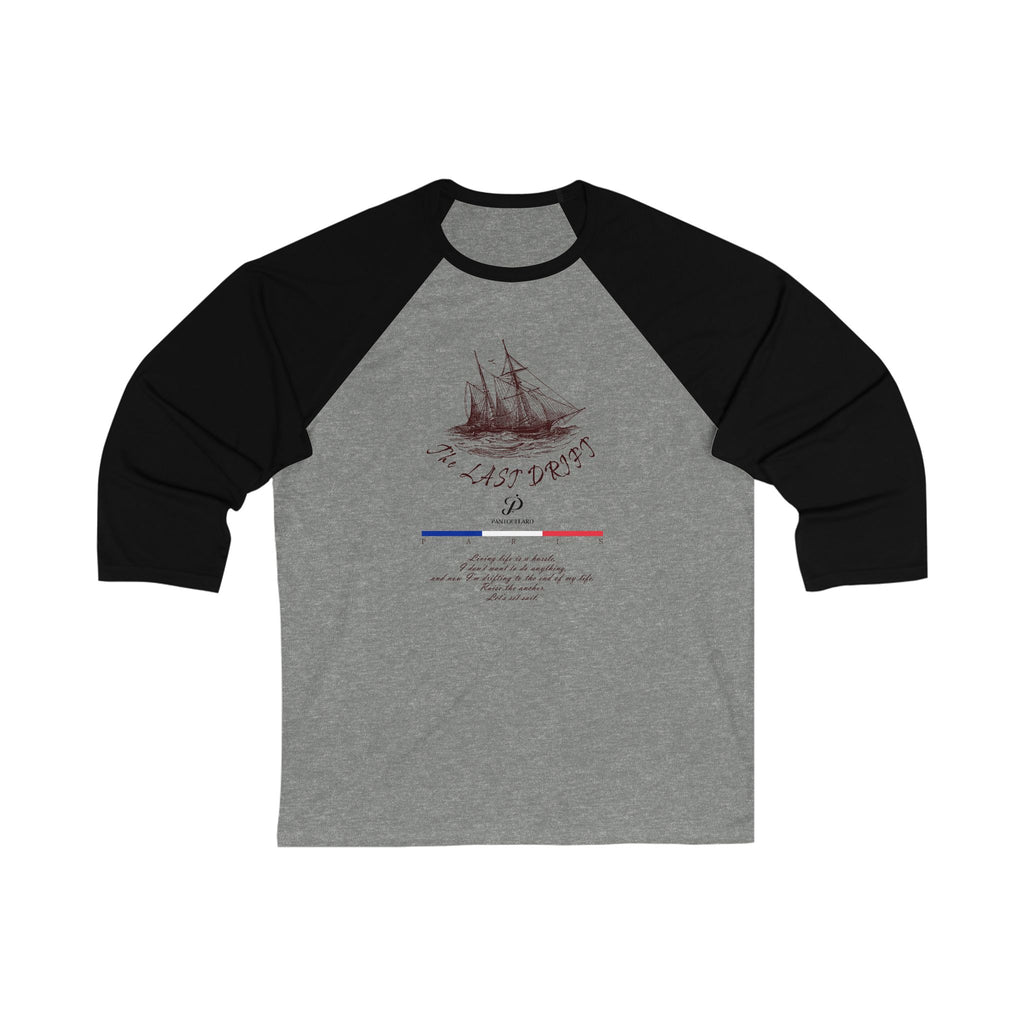 Unisex White Last Drift Cotton Blend Baseball Tee