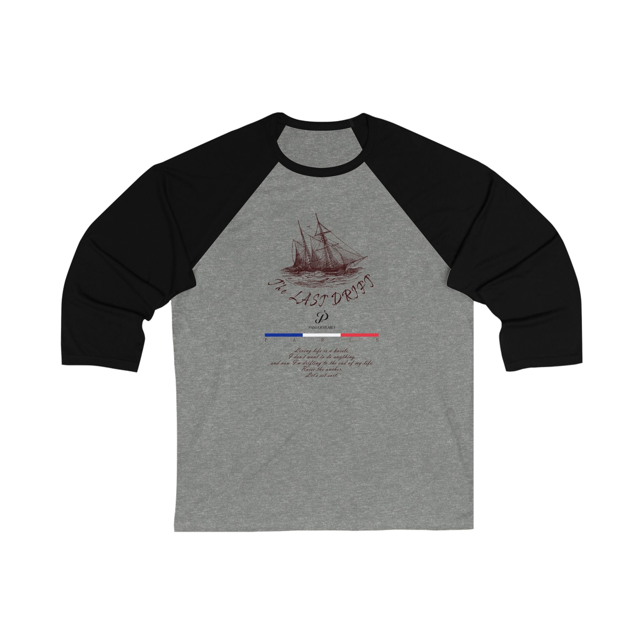 Unisex White Last Drift Cotton Blend Baseball Tee