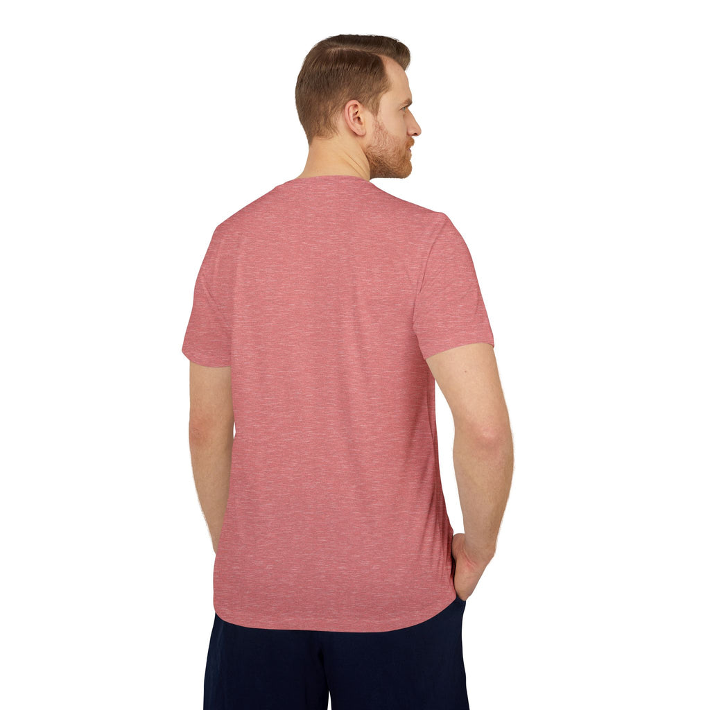 Camiseta Deportiva Unisex Adidas® con Diseño de Corazón Rosa