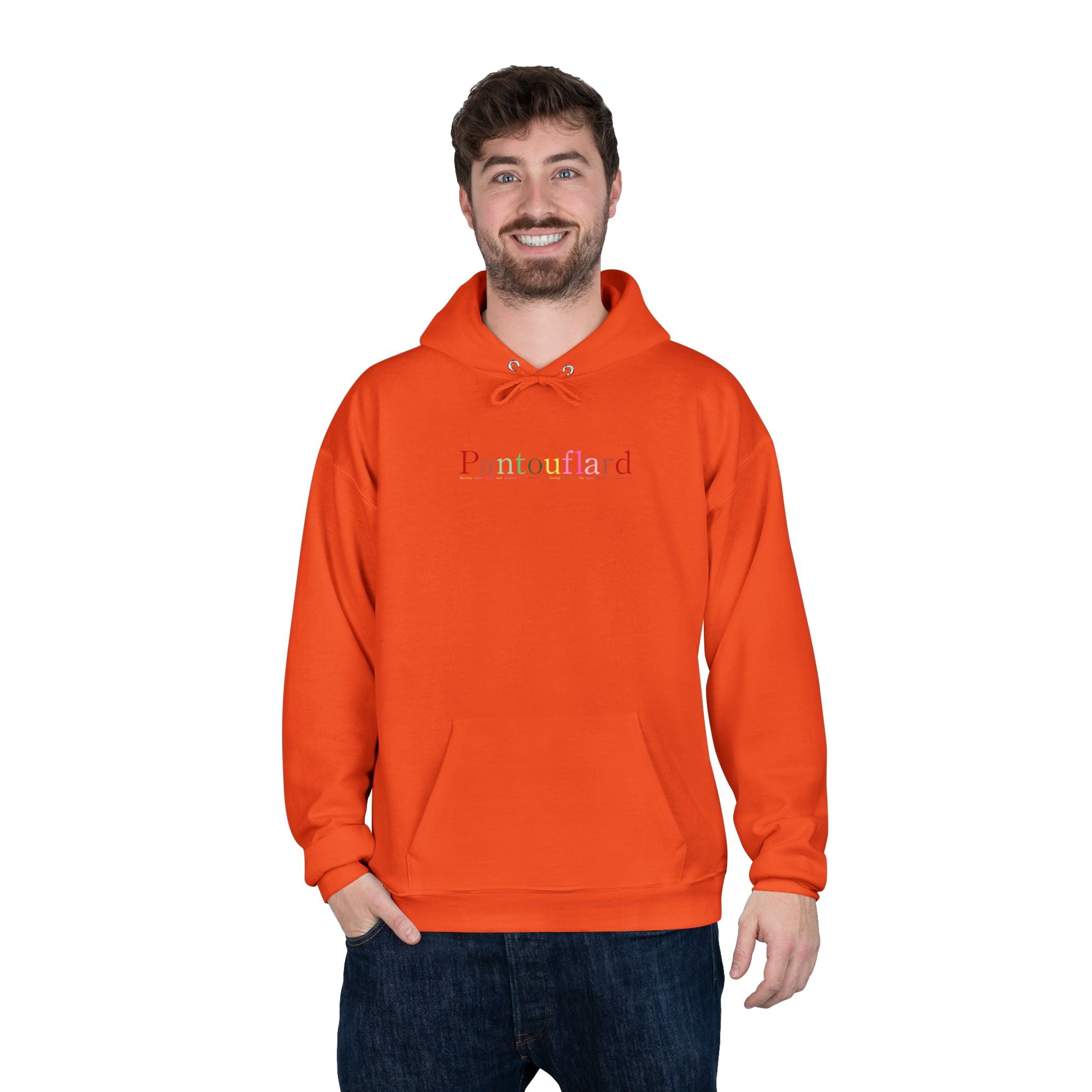 Pantouflard Graphic Eco-Fleece Hoodie | Sustainable Cotton Blend Pullover