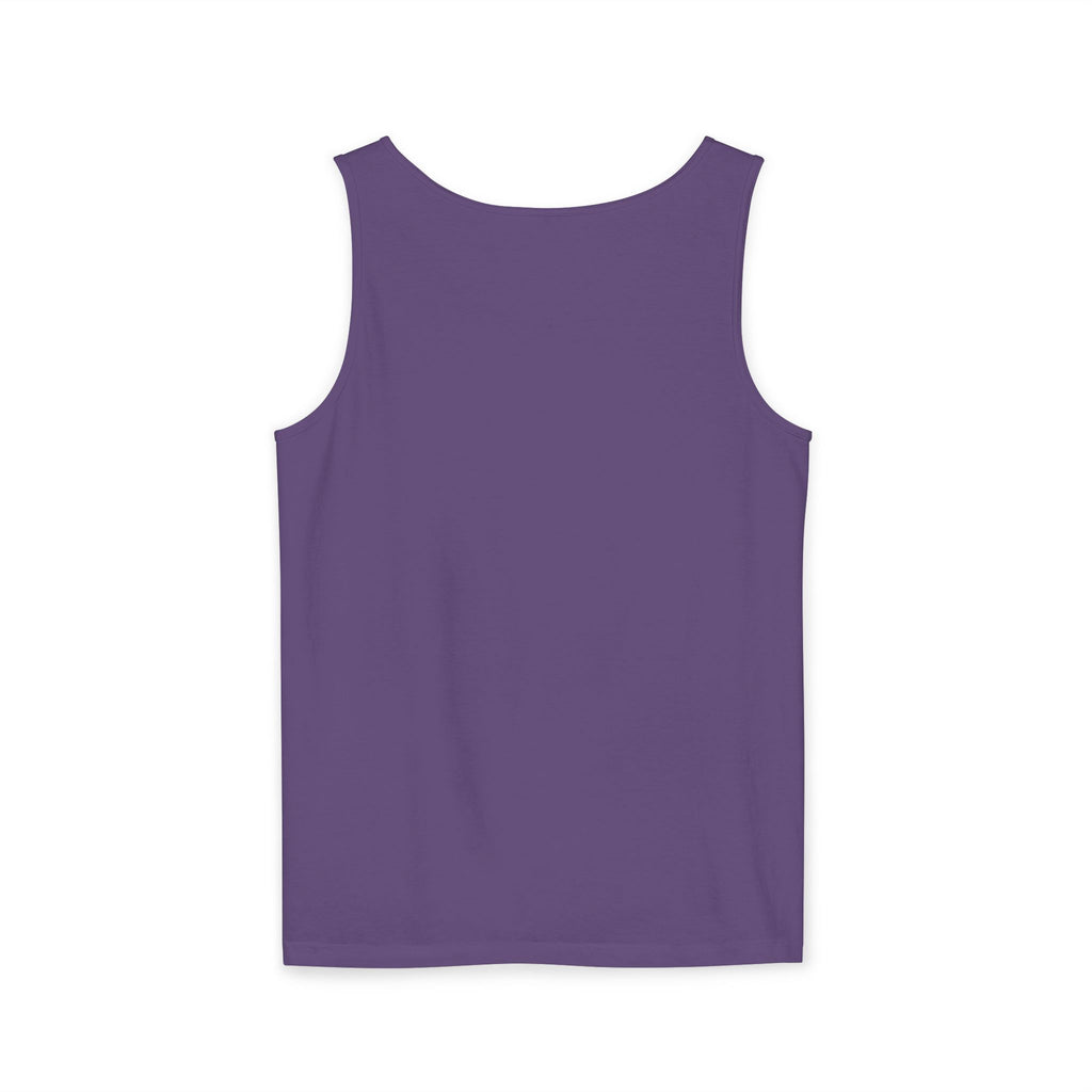 Unisex Black Last Drift Cotton Garment-Dyed Tank Top