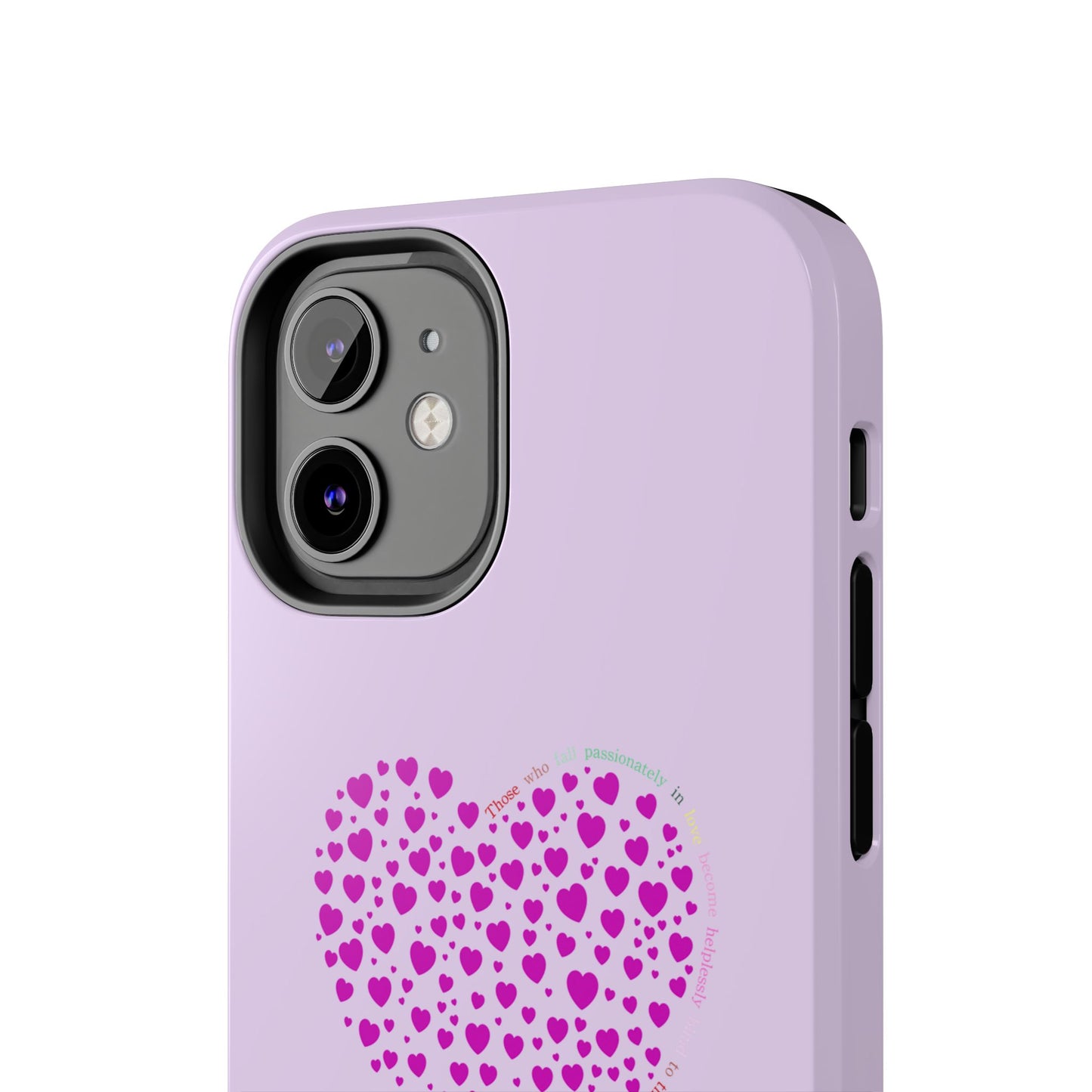 Pink Heart Design Tough iPhone Cases