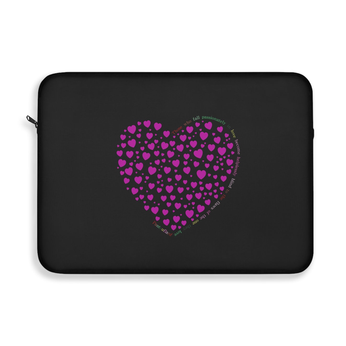 Pink Heart Design Laptop Protector