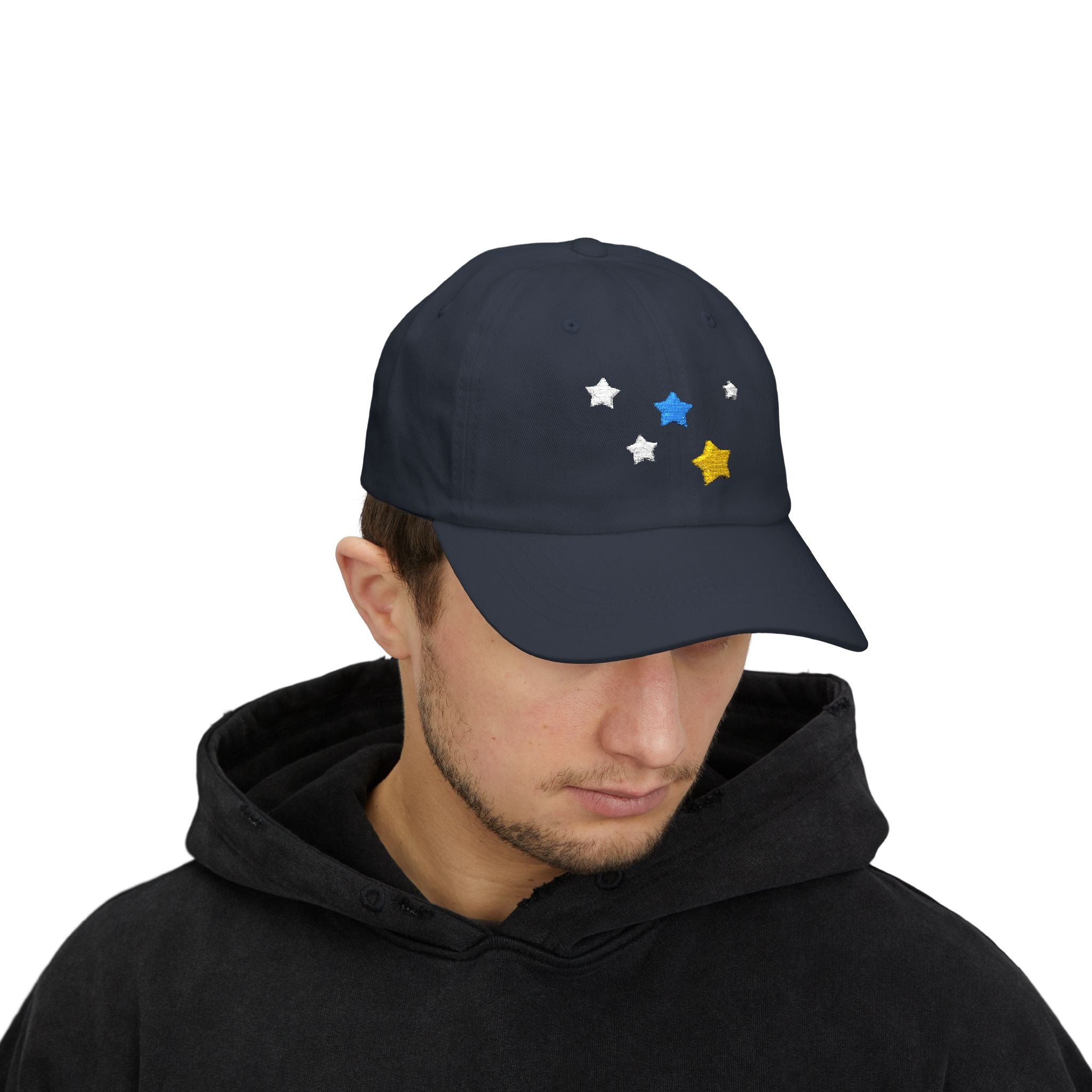 Unisex Cassiopeia Star Embroidered Cotton Dad Cap