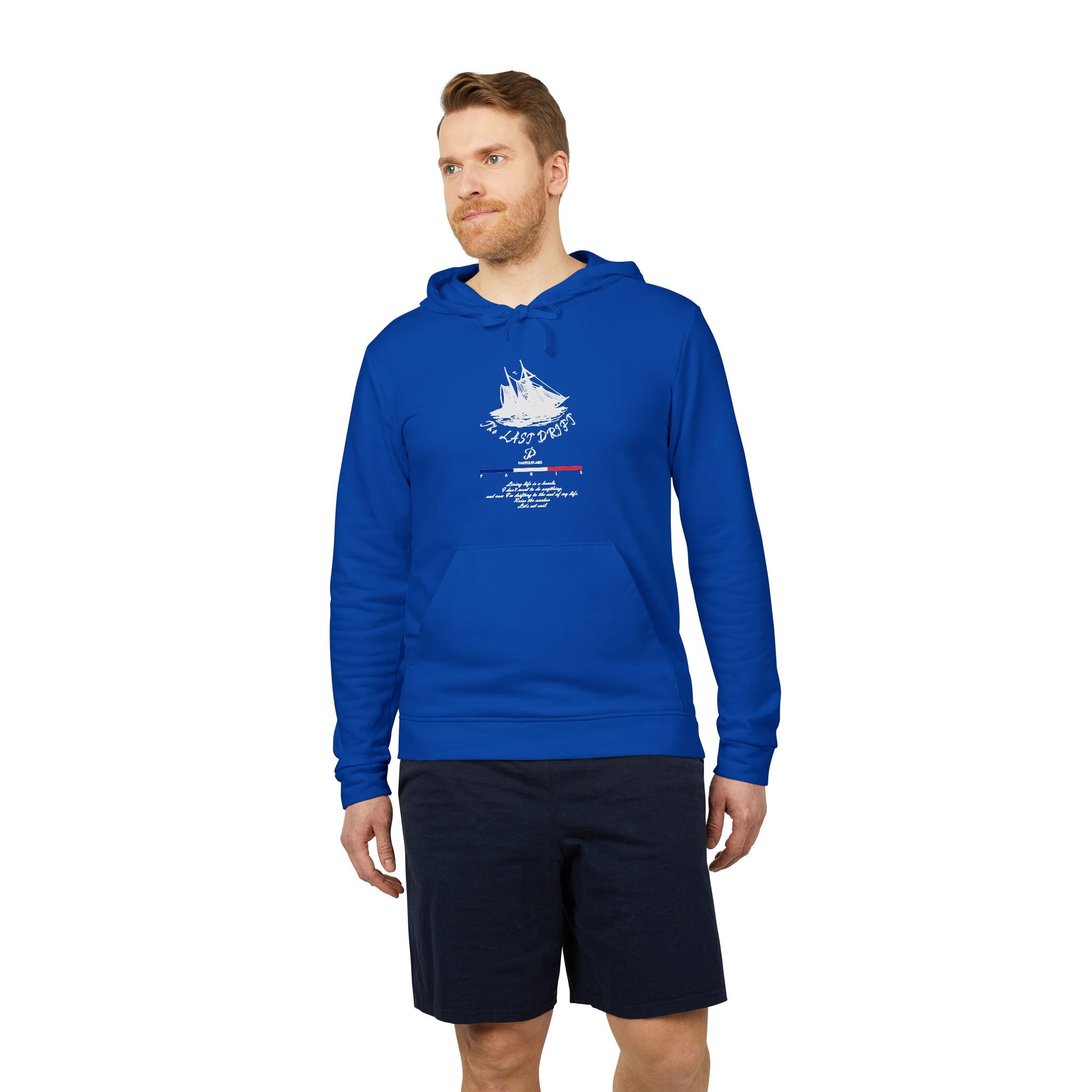Old Money Yacht Club Hoodie - The Last Drift II (Authentic Adidas Sporty Rich Fleece)