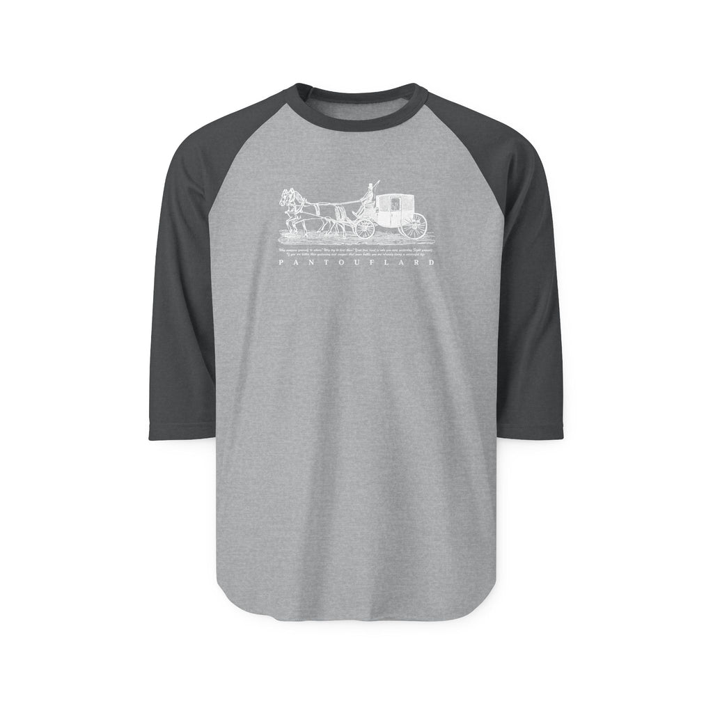 Unisex Black Carriage Cotton Raglan Shirt