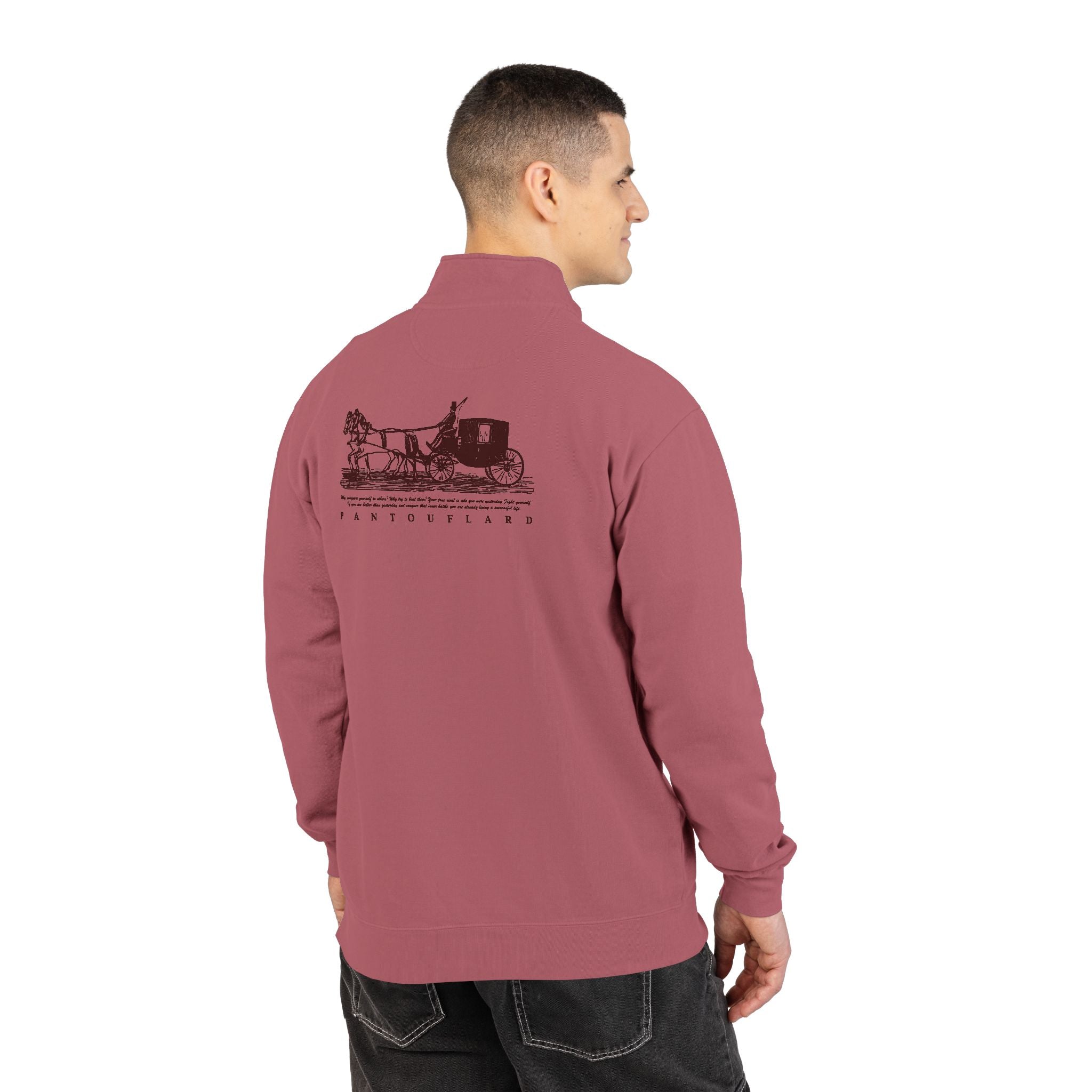 Old Money Country Club Quarter-Zip - The Heritage I (Comfort Colors 1580 Vintage Wash)