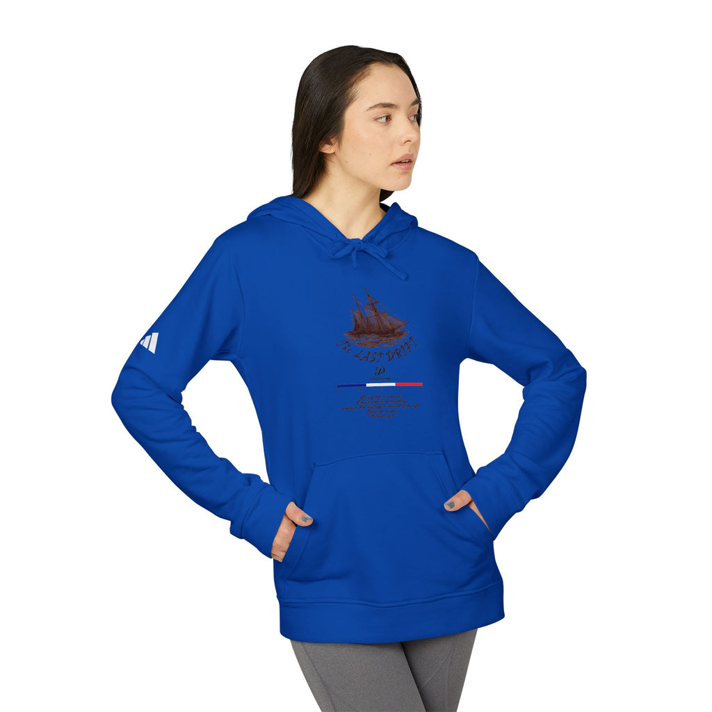 Old Money Yacht Club Hoodie - The Last Drift I (Authentic Adidas Sporty Rich Fleece)