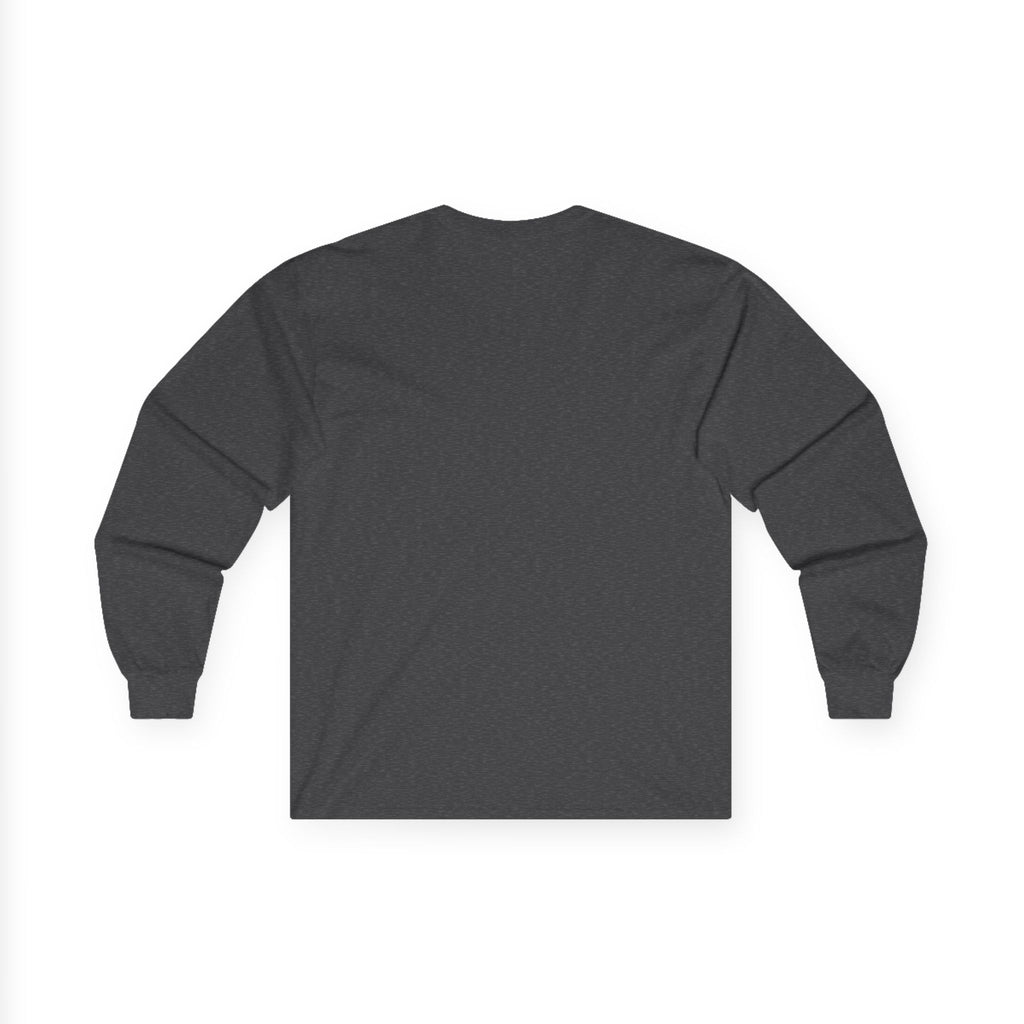 Unisex Black Pantouflard Carriage Cotton Long Sleeve Tee