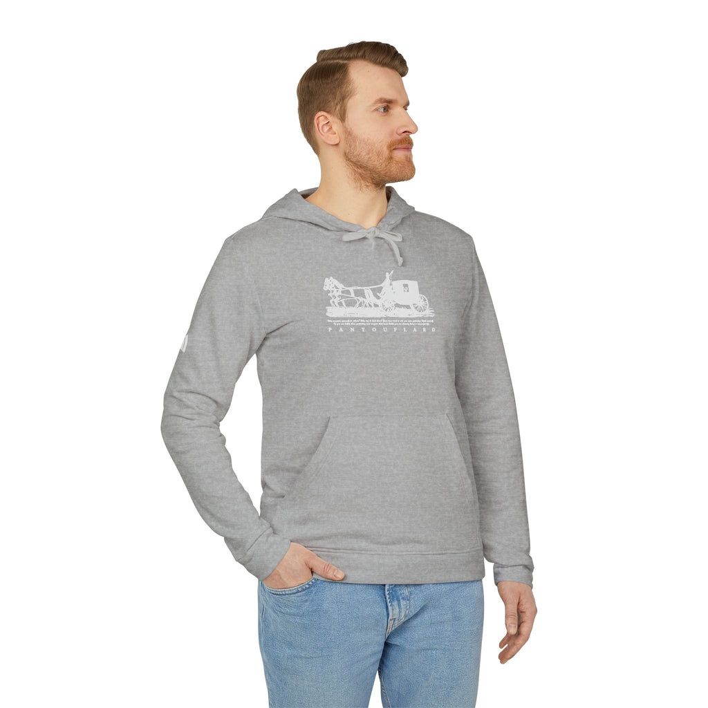 Old Money Tennis Club Hoodie - The Timeless Carriage II (Authentic Adidas Performance Fleece)