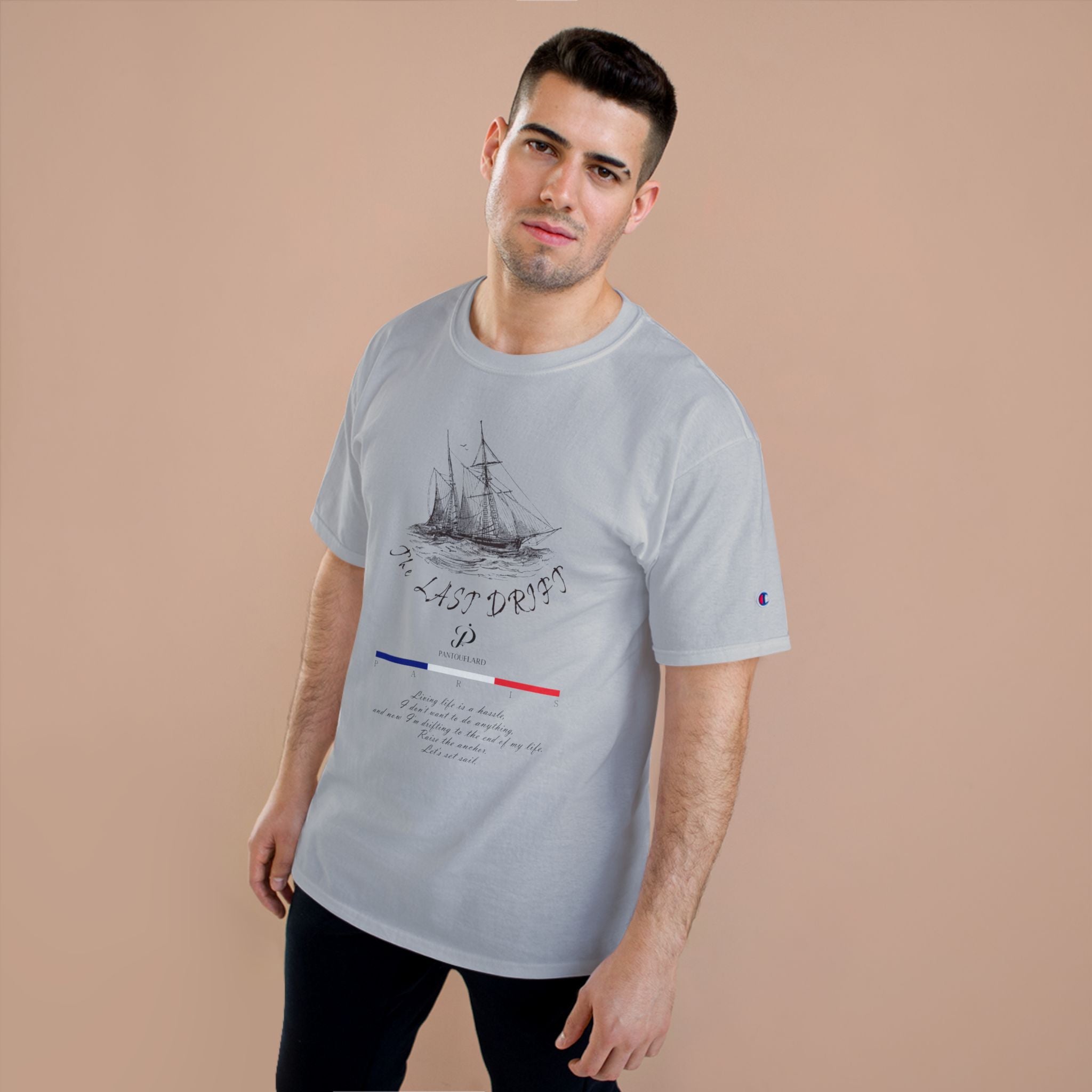 Champion Unisex White Last Drift Cotton T-Shirt