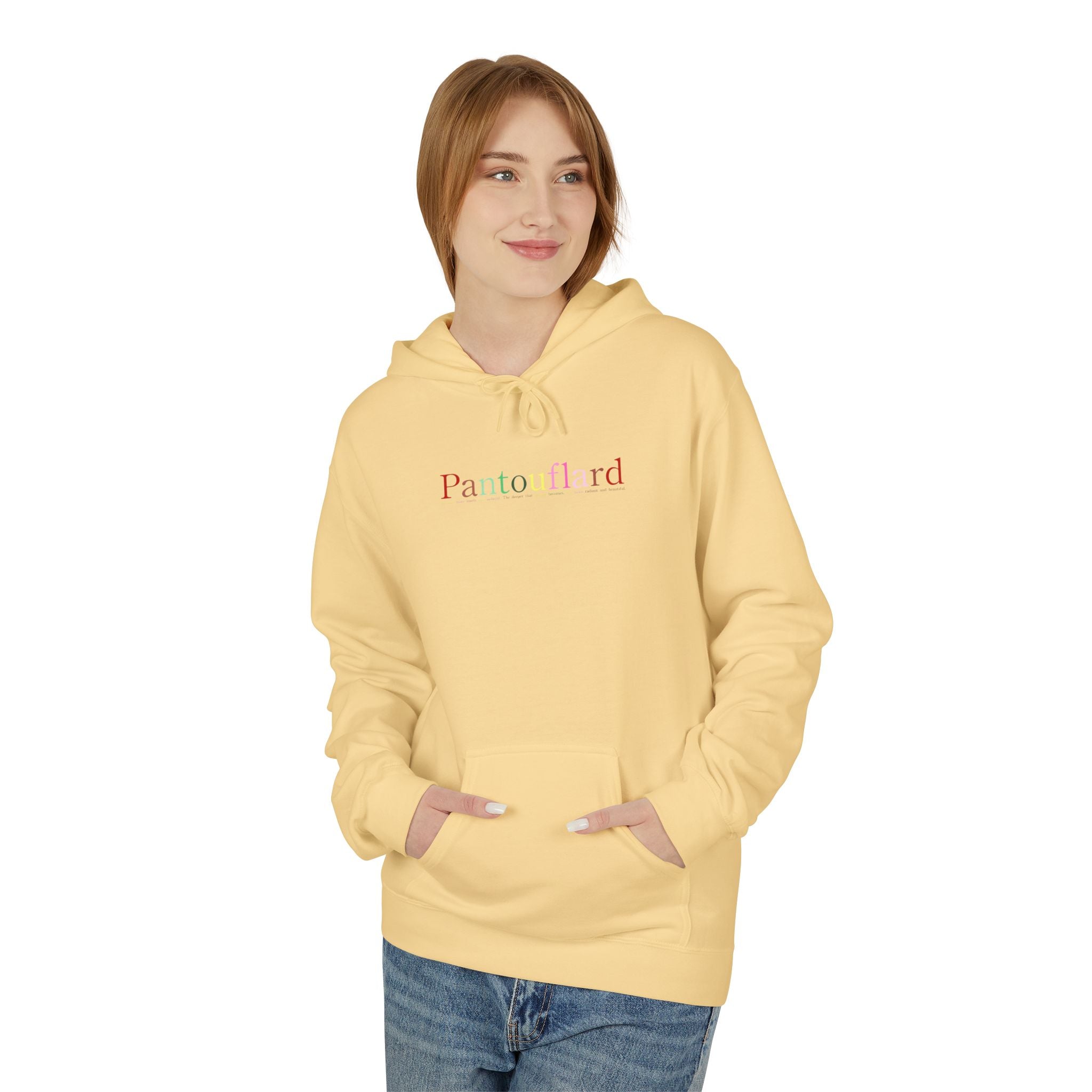 Old Money Aesthetic Premium Hoodie - Pantouflard Logo (Gildan Hammer Heavyweight Fleece)