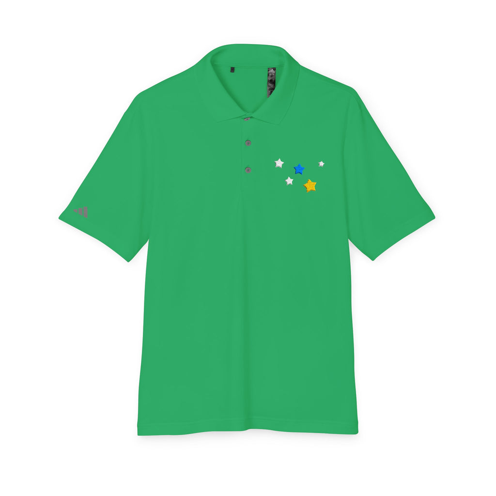 Adidas Unisex Cassiopeia Constellation Embroidered Polo - W-Shape Performance Shirt