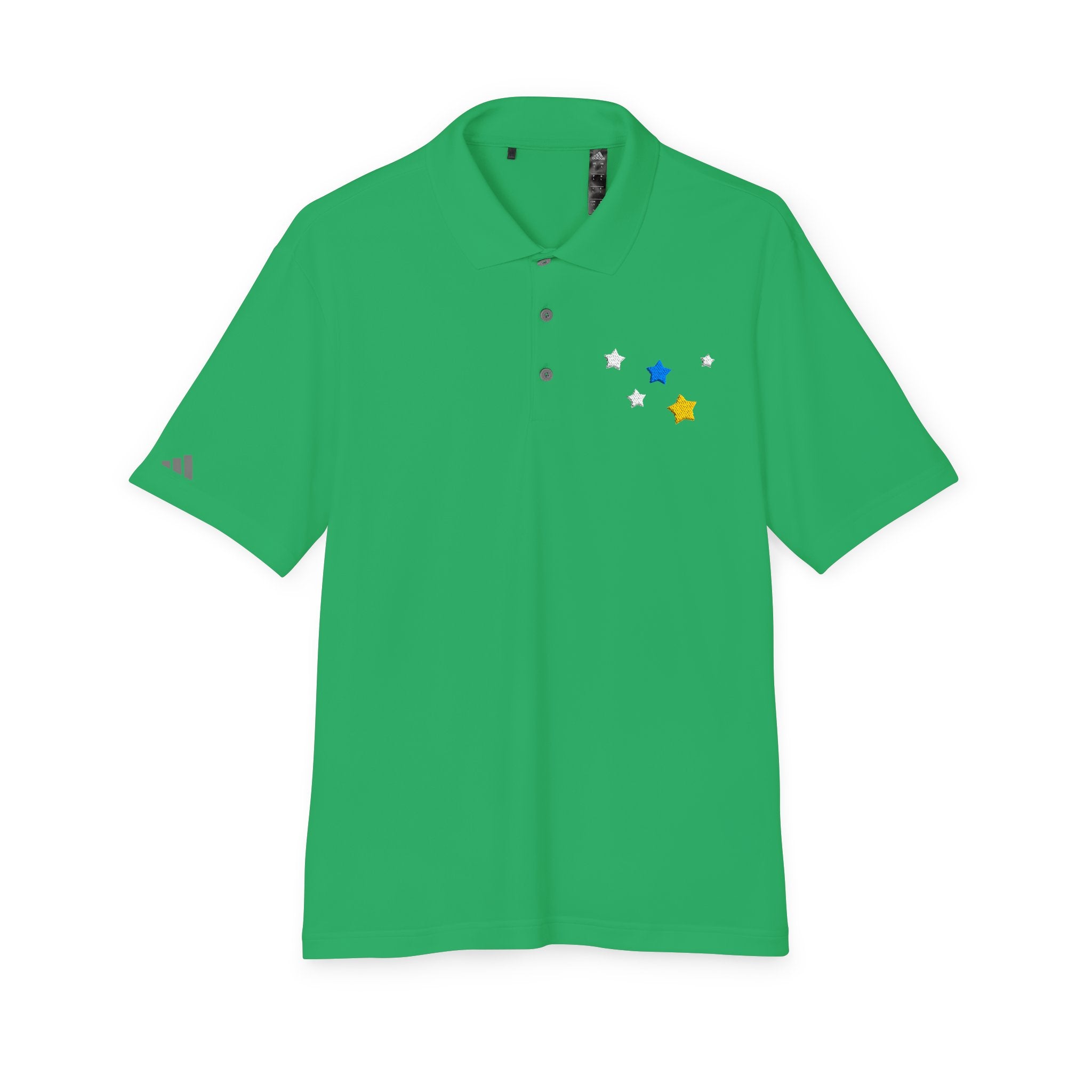Adidas Unisex Cassiopeia Constellation Embroidered Polo - W-Shape Performance Shirt