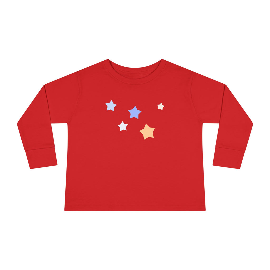 Toddler Cassiopeia Star Print Cotton Baby Long Sleeve Tee