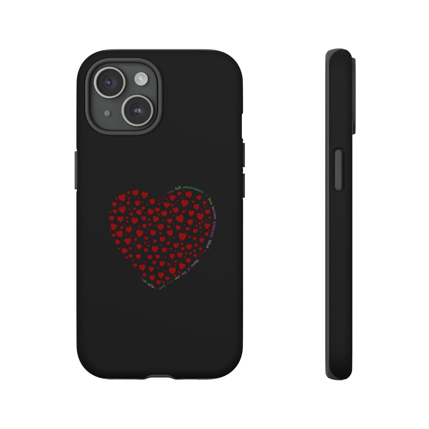 Fundas de corazón rojo para teléfonos iPhone, Galaxy, Google Pixel (54 tipos)