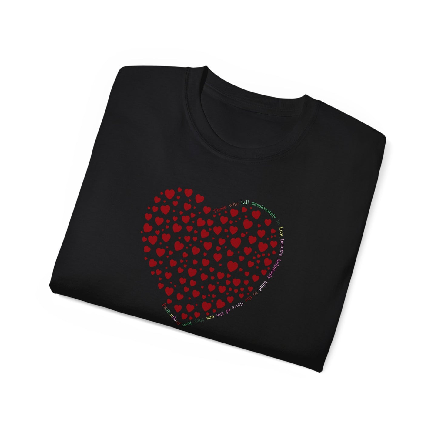Red Heart Unisex Kurzarm-T-Shirt
