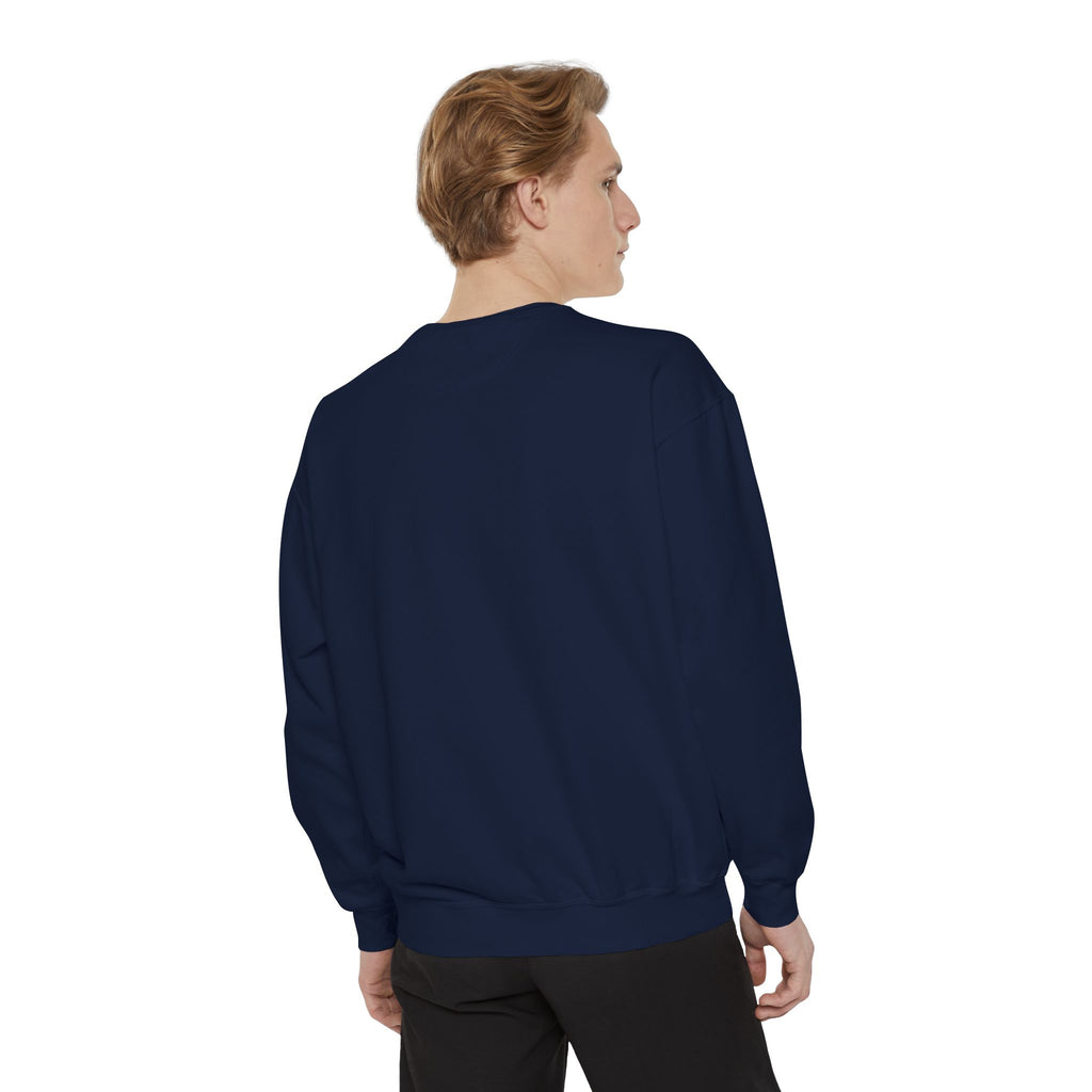Unisex White Pantouflard Carriage Cotton Blend Sweatshirt