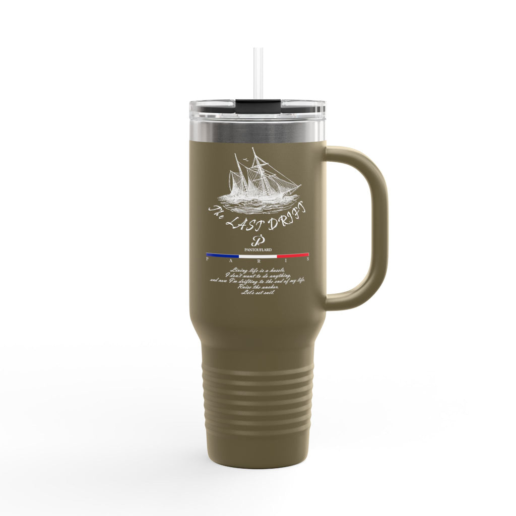 Navy Blue The Last Drift Ship 40oz Stainless Steel Insulated Travel Mug
