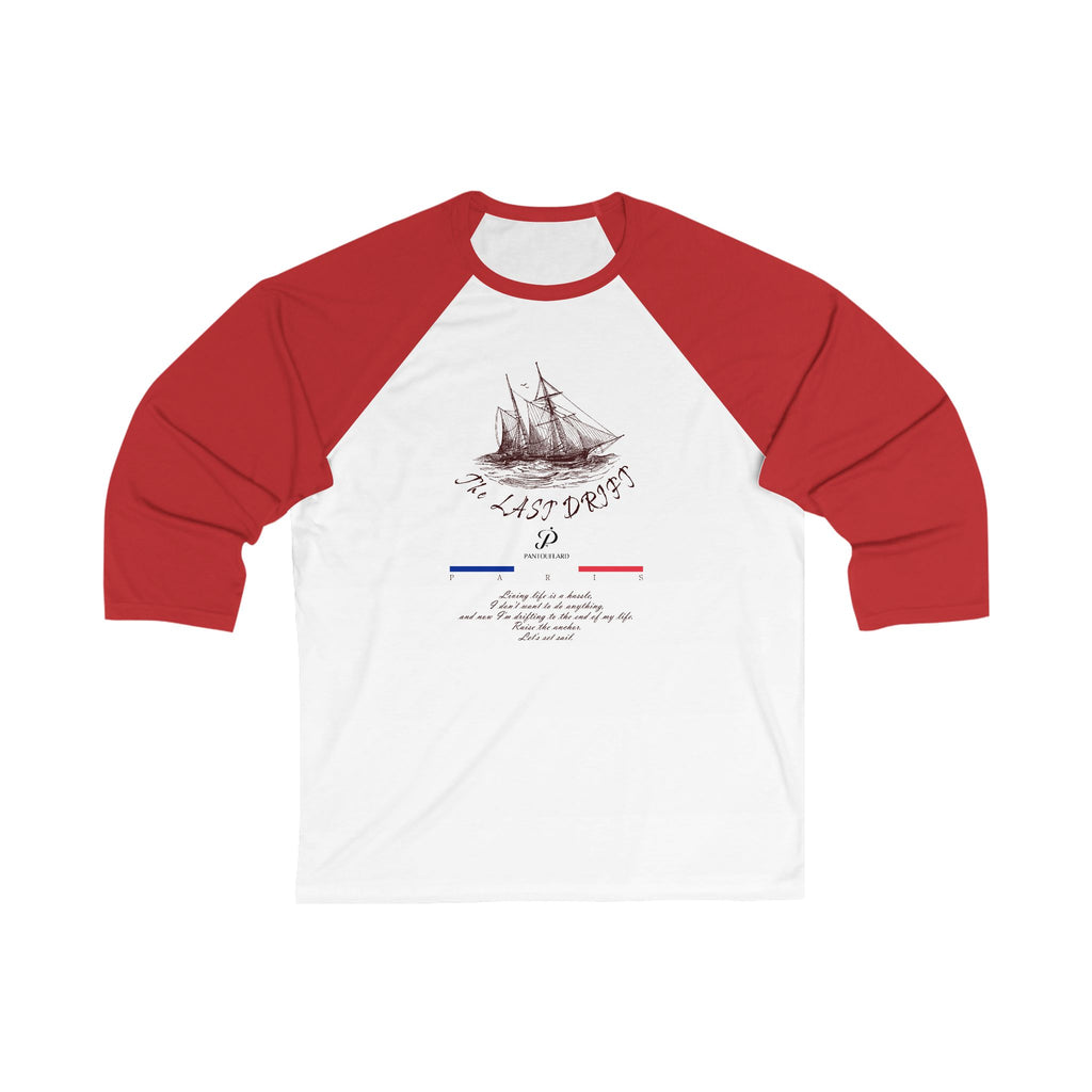 Unisex White Last Drift Cotton Blend Baseball Tee