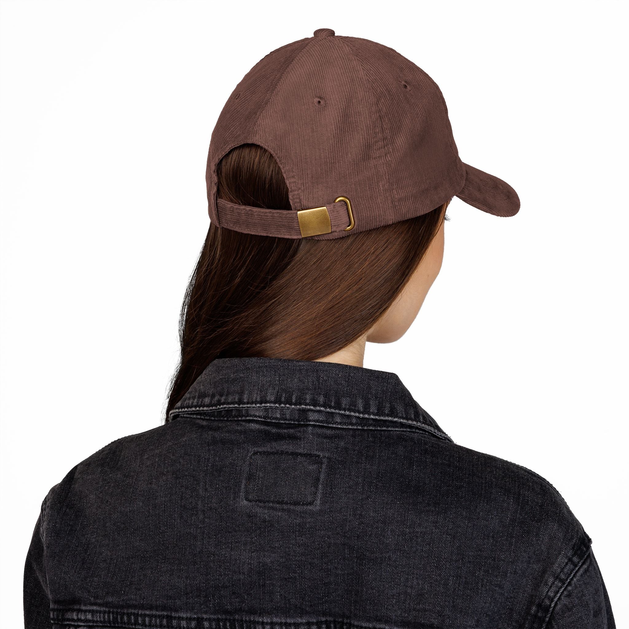 Unisex Cassiopeia Star Embroidered Cotton Corduroy Cap