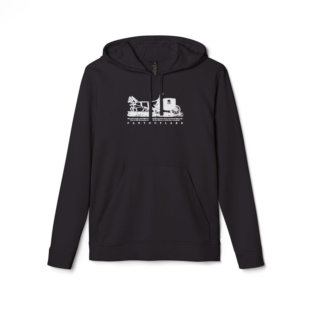 Old Money Tennis Club Hoodie - The Timeless Carriage II (Authentic Adidas Performance Fleece)