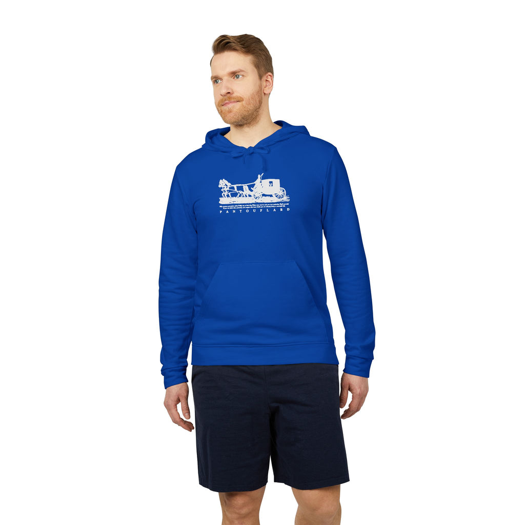 Old Money Tennis Club Hoodie - The Timeless Carriage II (Authentic Adidas Performance Fleece)