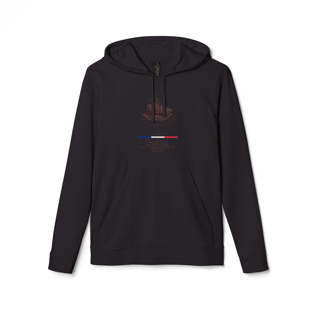 Old Money Yacht Club Hoodie - The Last Drift I (Authentic Adidas Sporty Rich Fleece)