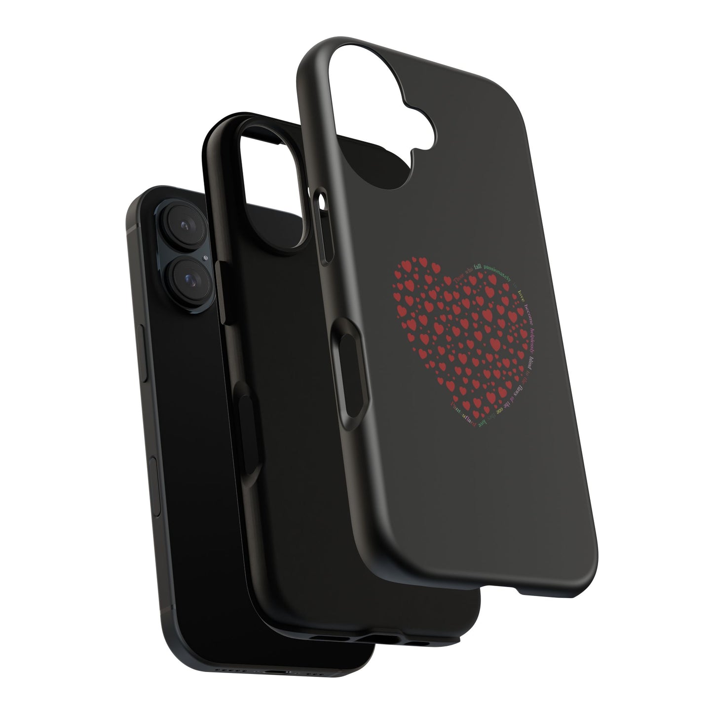 Fundas de corazón rojo para teléfonos iPhone, Galaxy, Google Pixel (54 tipos)