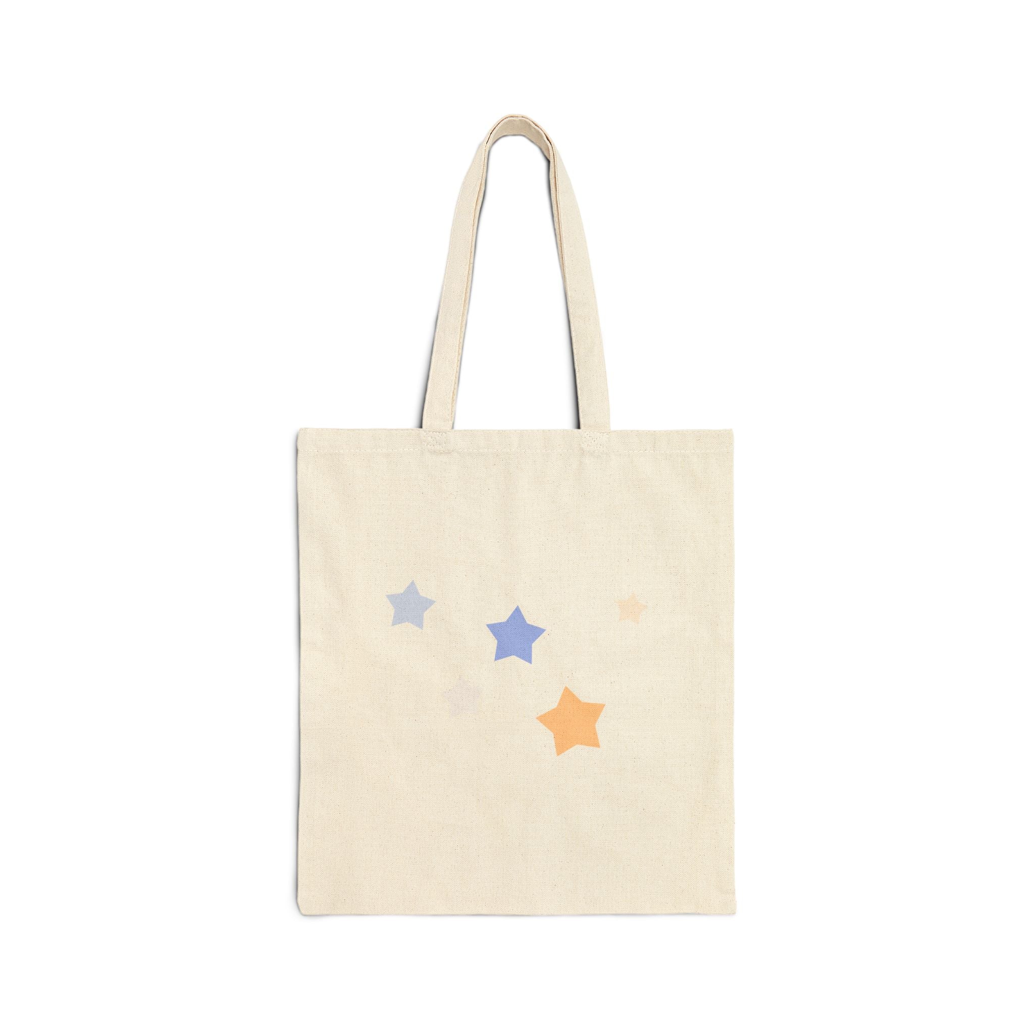 Cassiopeia Star Print Cotton Canvas Tote Bag