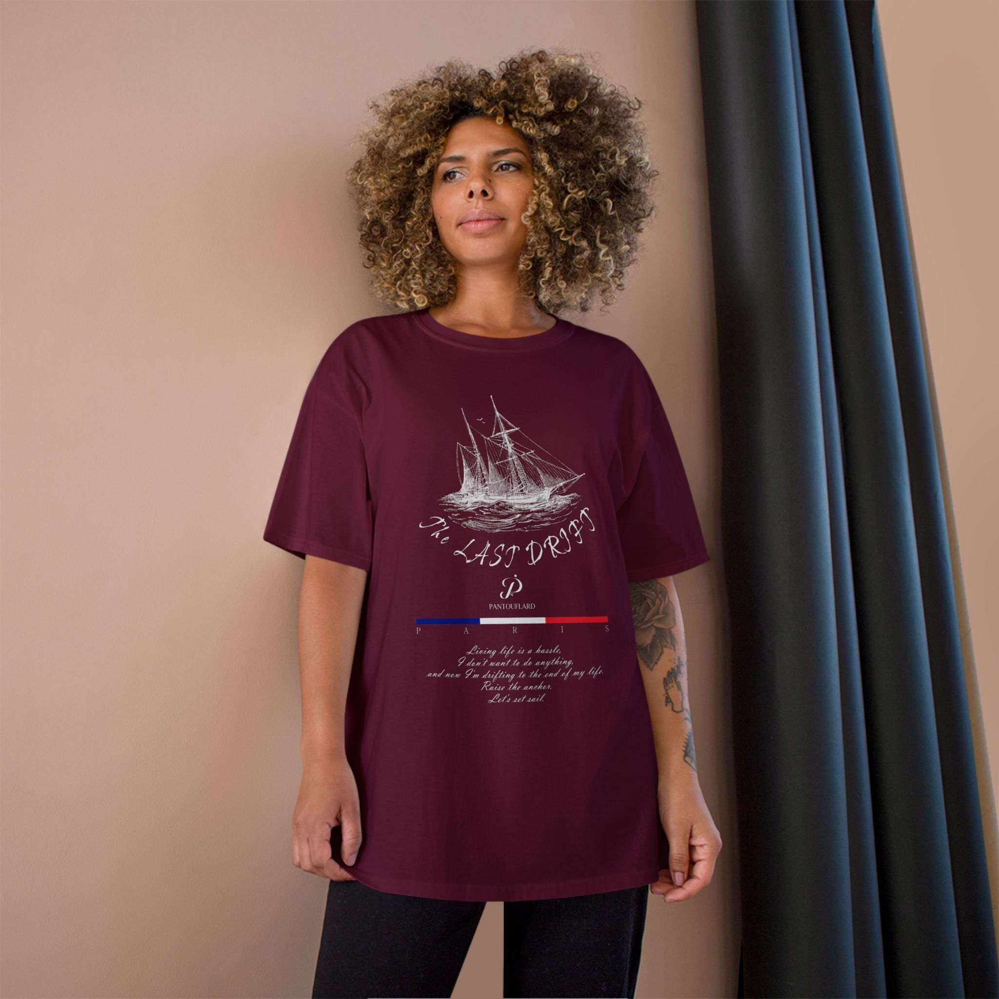 Champion Unisex Black Last Drift Cotton T-Shirt