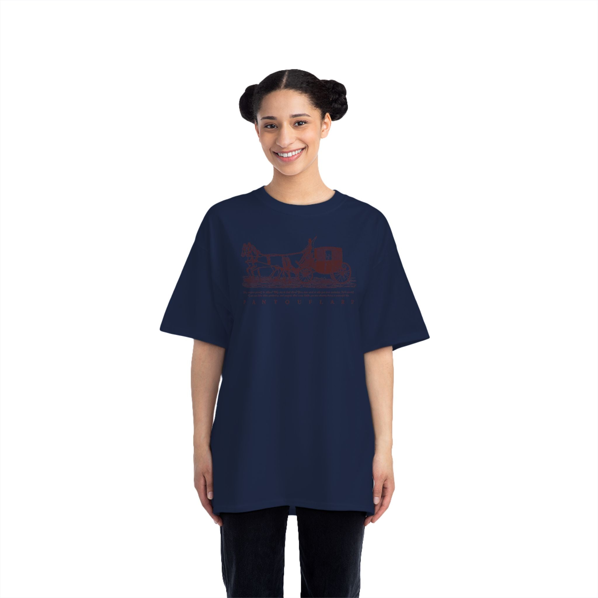 Unisex Burnt Orange Vintage Carriage Graphic 100% Cotton T-Shirt