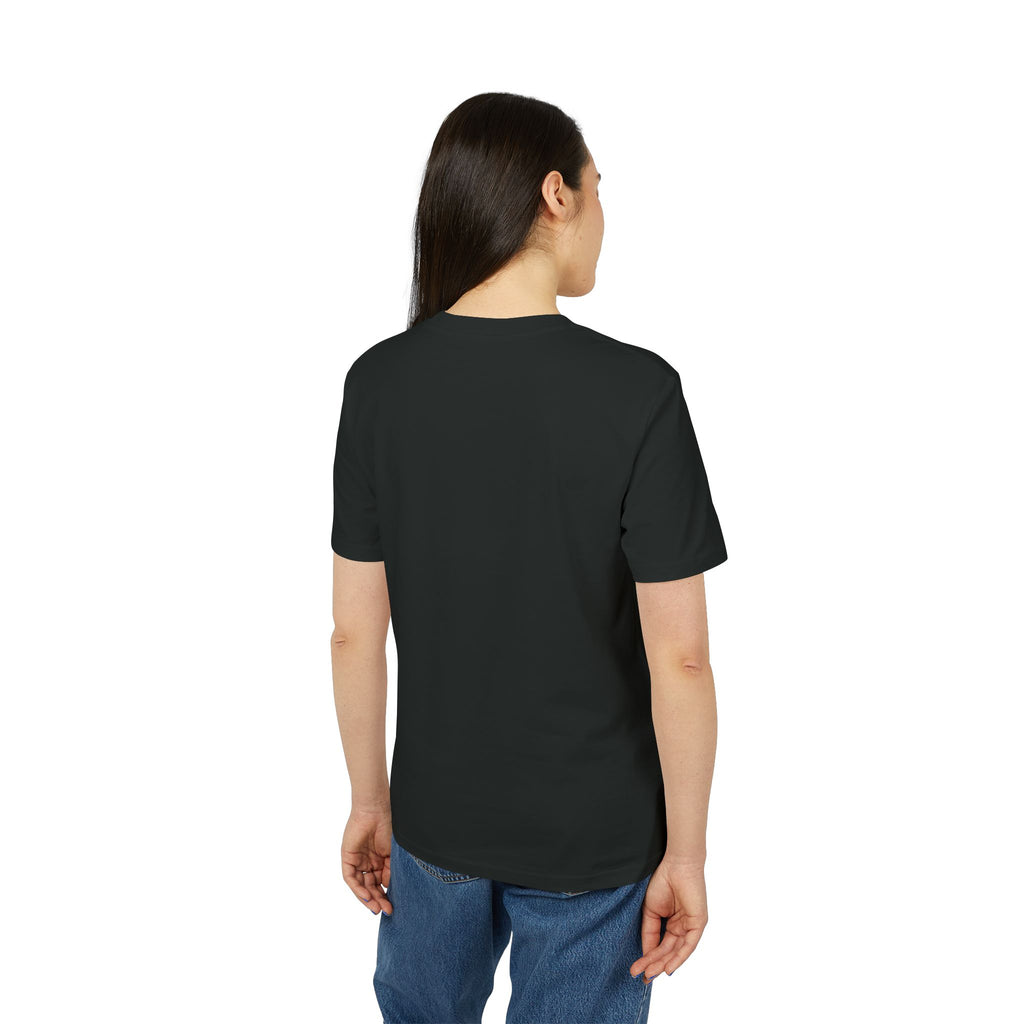 Men's & Women's Black Organic Cotton T-Shirt - Premium Sustainable Graphic Tee