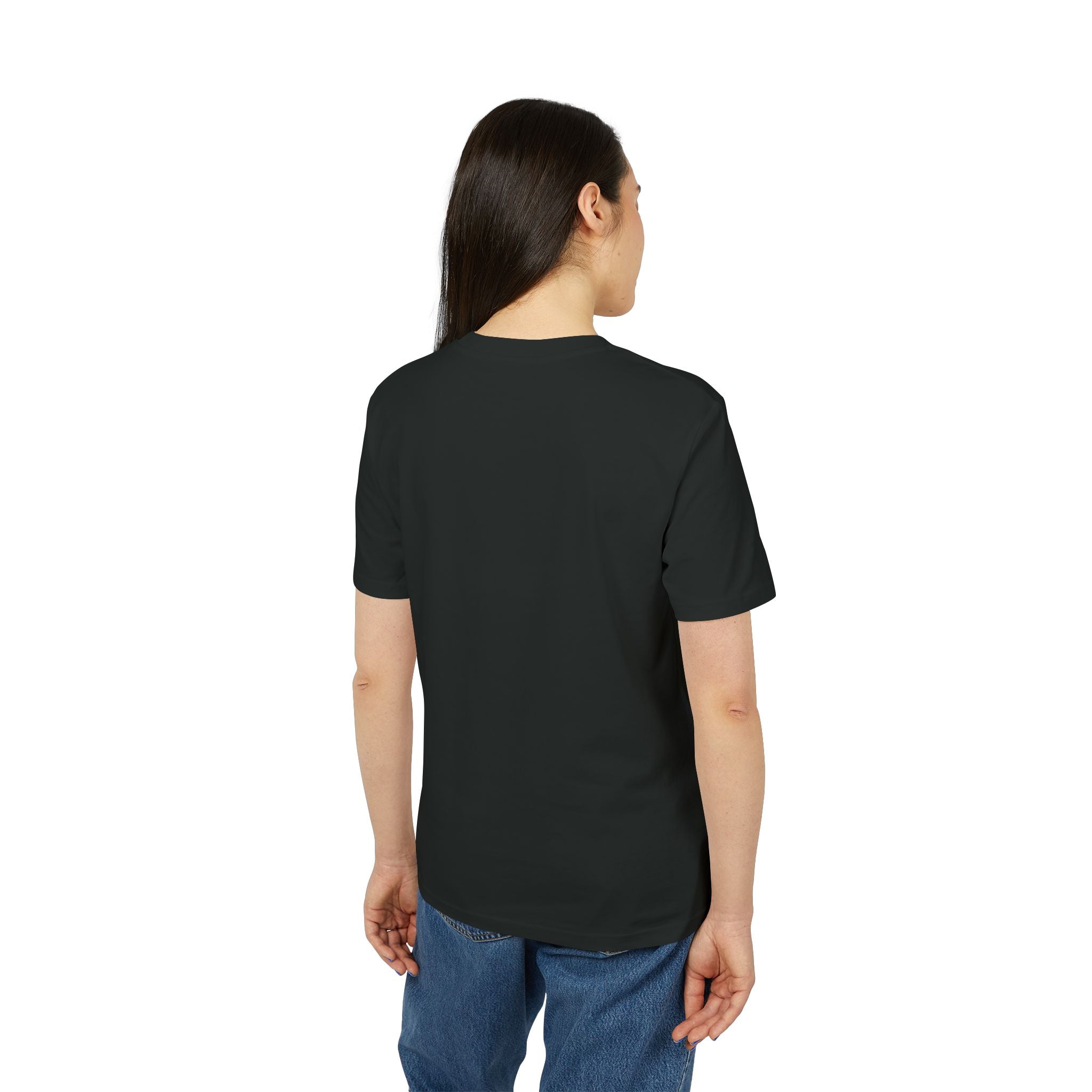 Men's & Women's Black Organic Cotton T-Shirt - Premium Sustainable Graphic Tee
