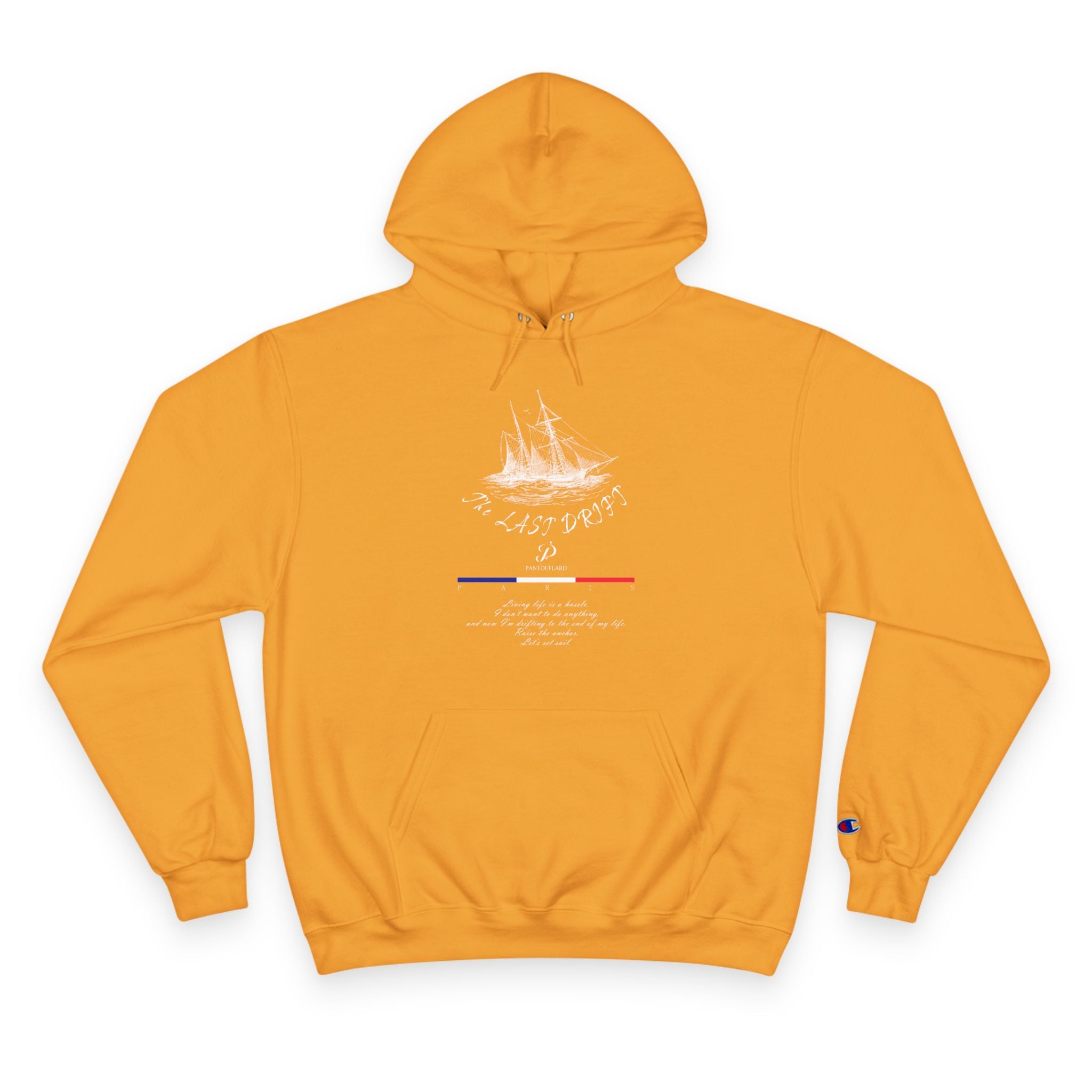 Old Money Nautical Heritage Hoodie - The Last Drift II (Champion Authentic Eco-Fleece)