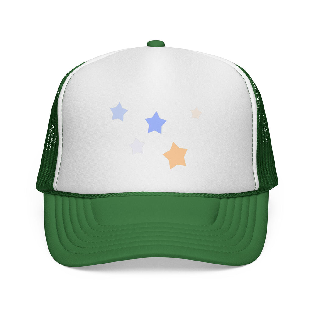 Unisex Cassiopeia Star Print Polyester Trucker Cap