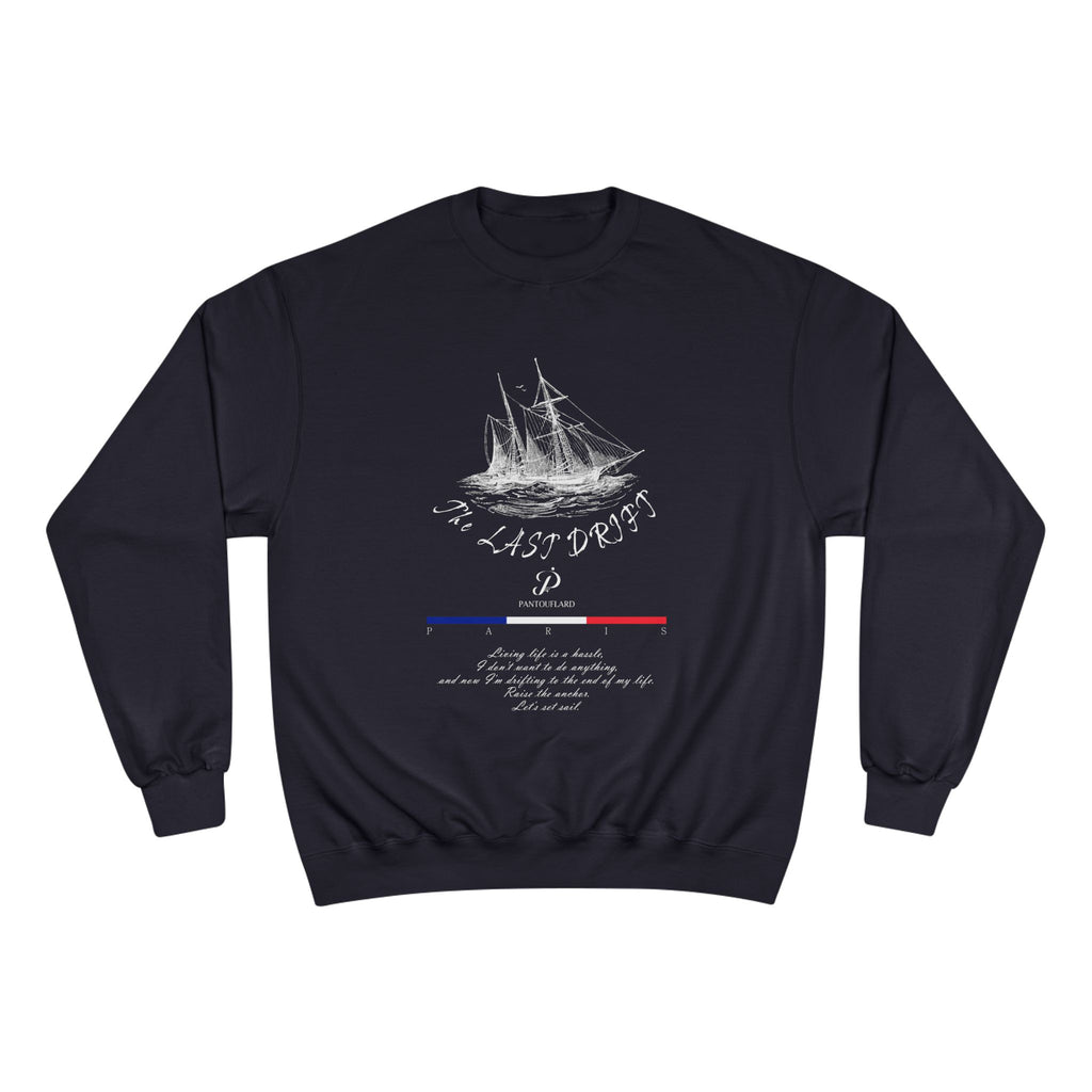 Old Money Nautical Champion Crewneck - The Last Drift II (Paris Streetwear Aesthetic)