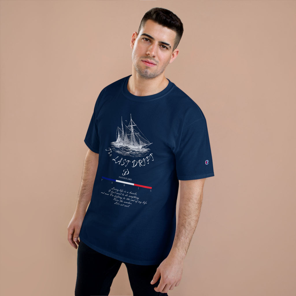 Champion Unisex Black Last Drift Cotton T-Shirt